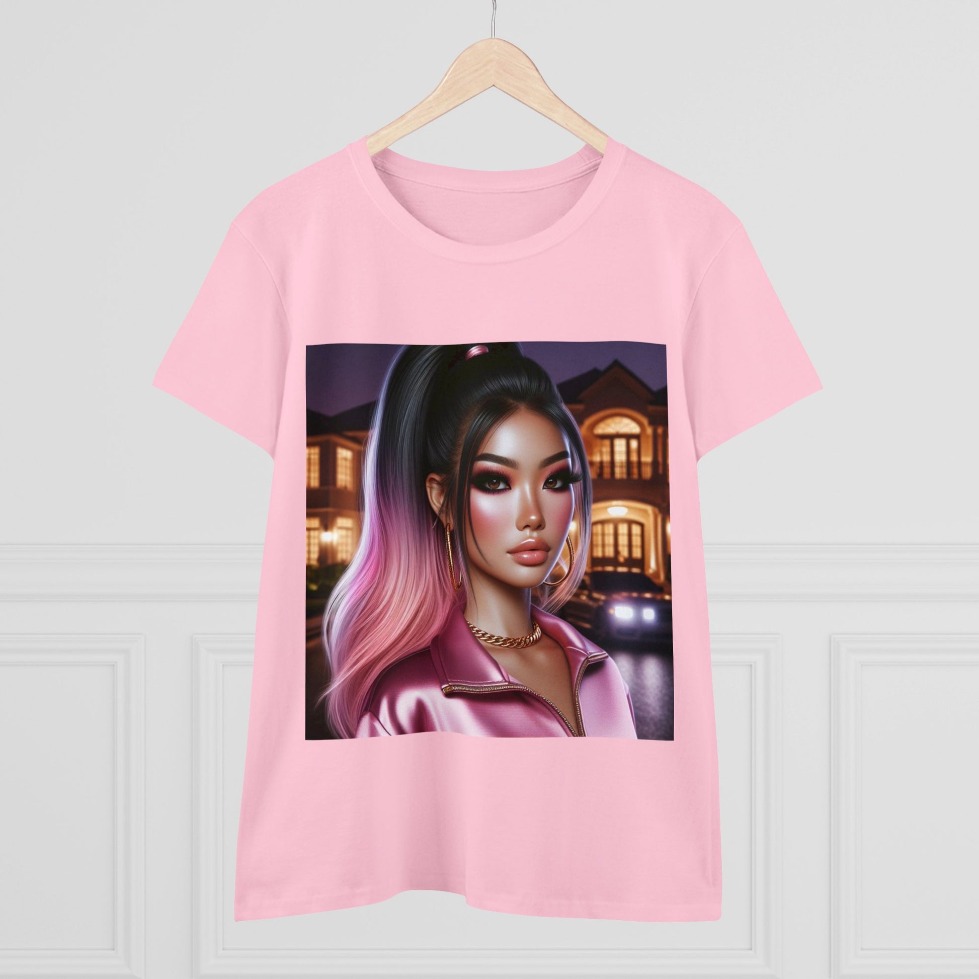 Pink at Night T-Shirt T-Shirt Printify