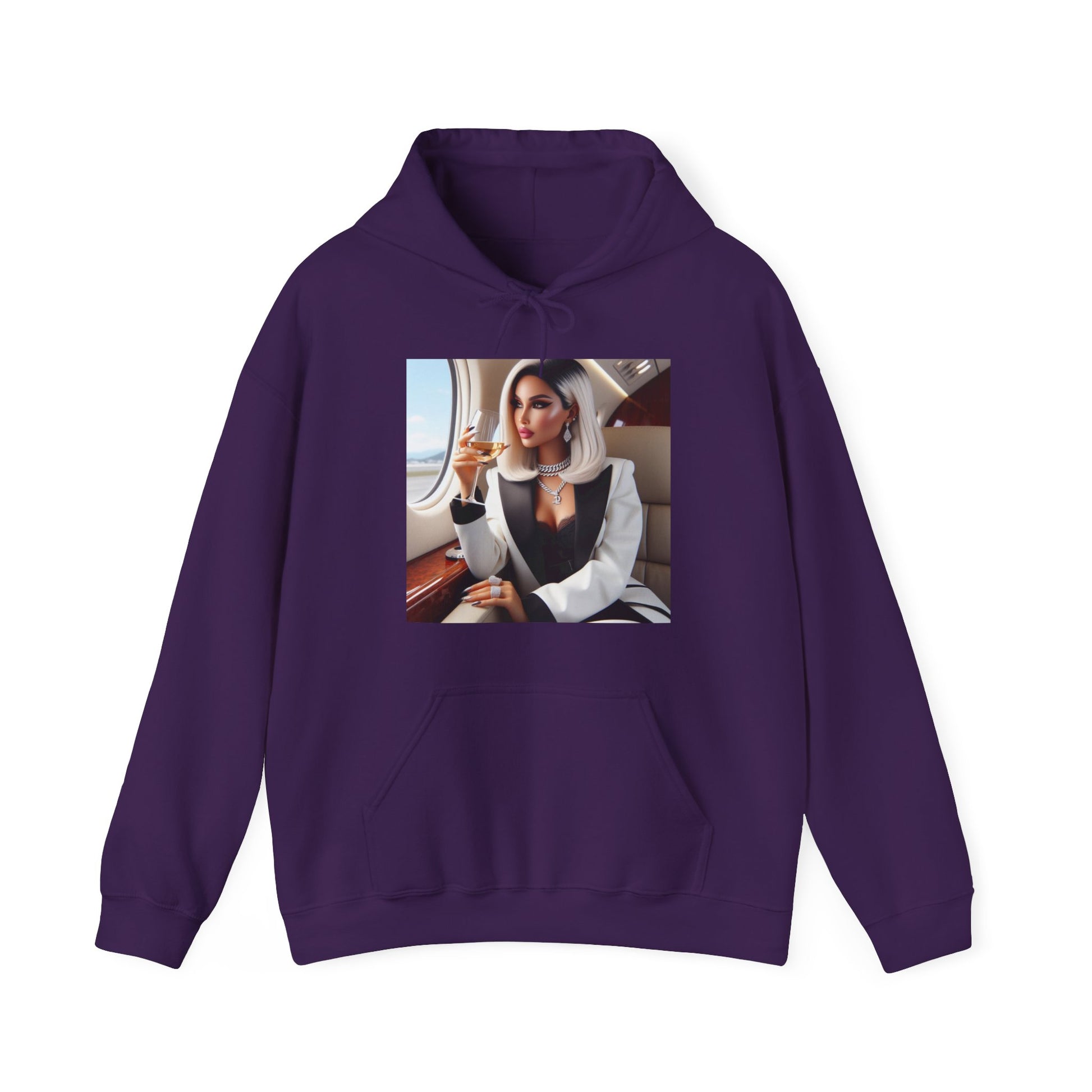 Private Business Hoodie Hoodie Printify Purple S