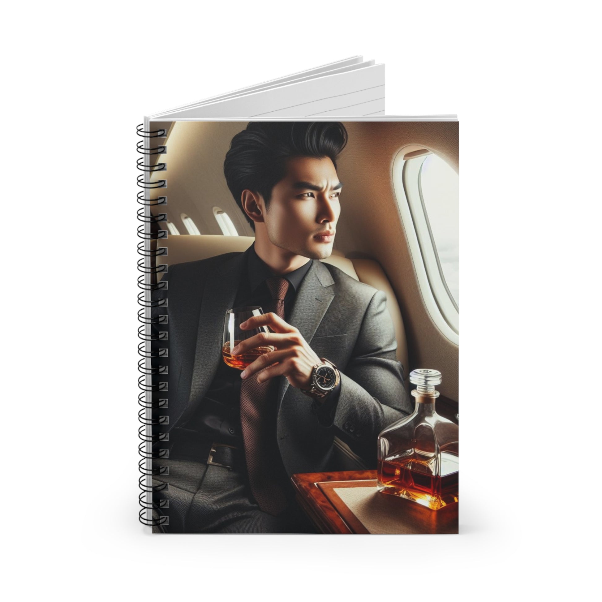 Private Business Spiral Notebook Paper products Printify