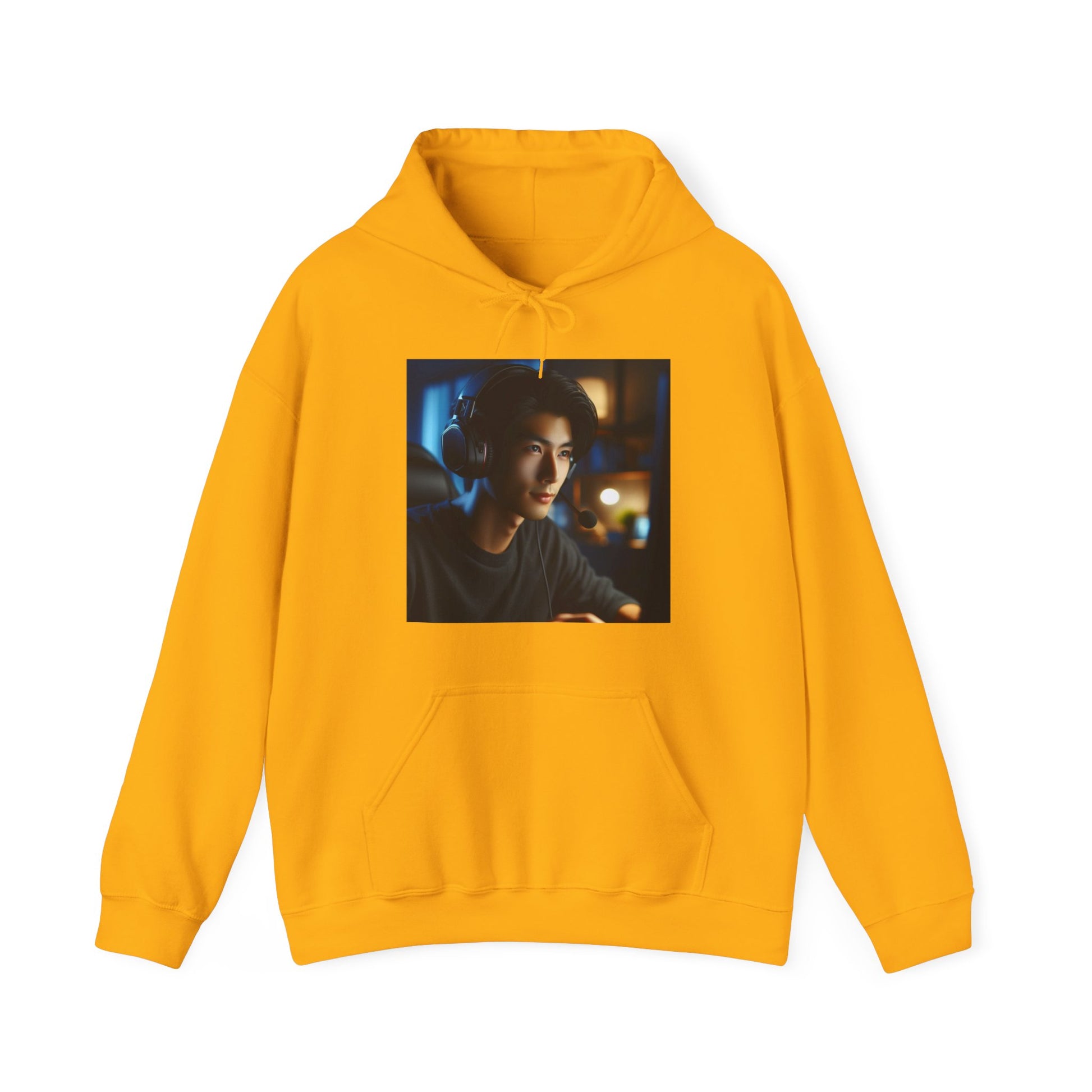 Game Time Hoodie Hoodie Printify Gold S