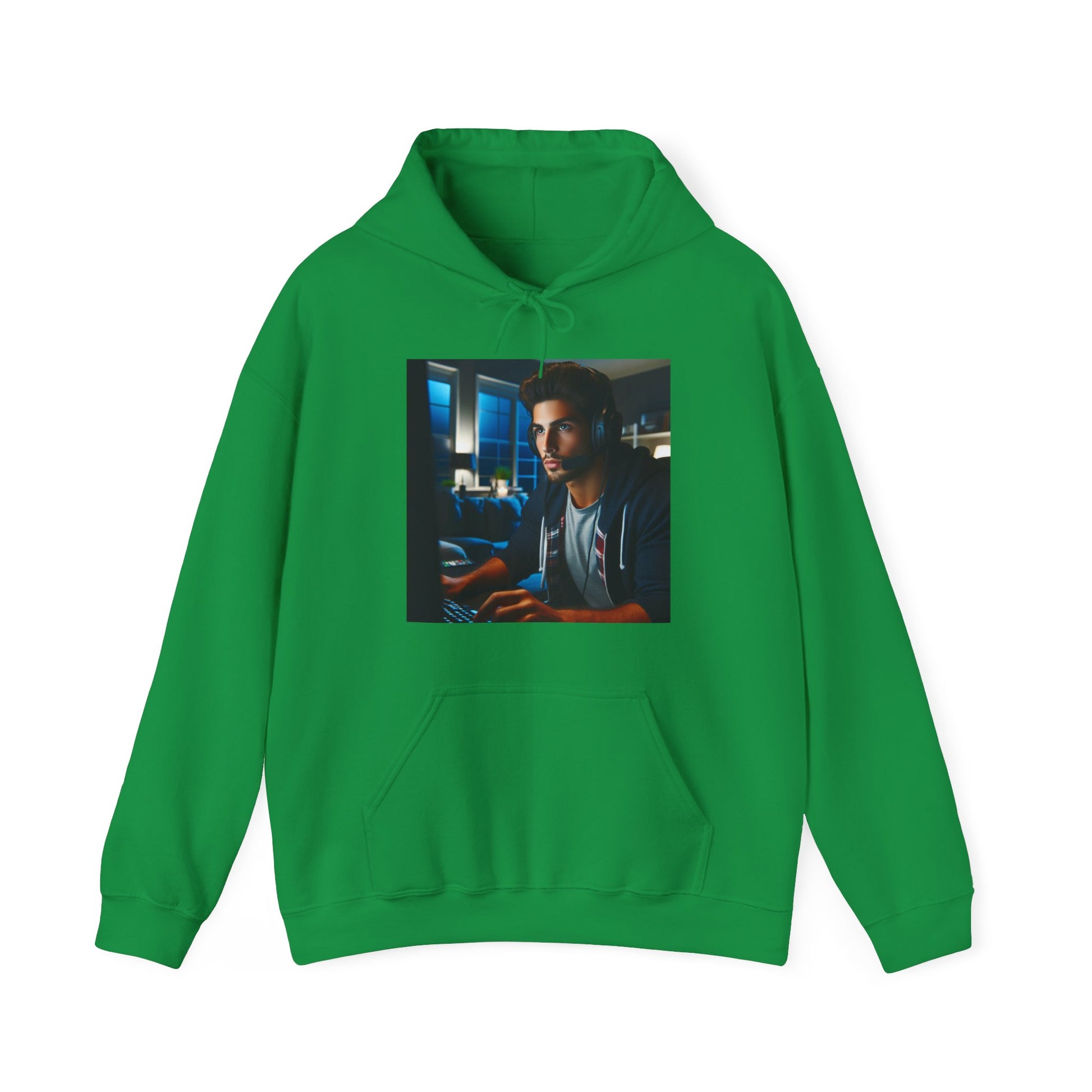Game Time Hoodie Hoodie Printify Irish Green S