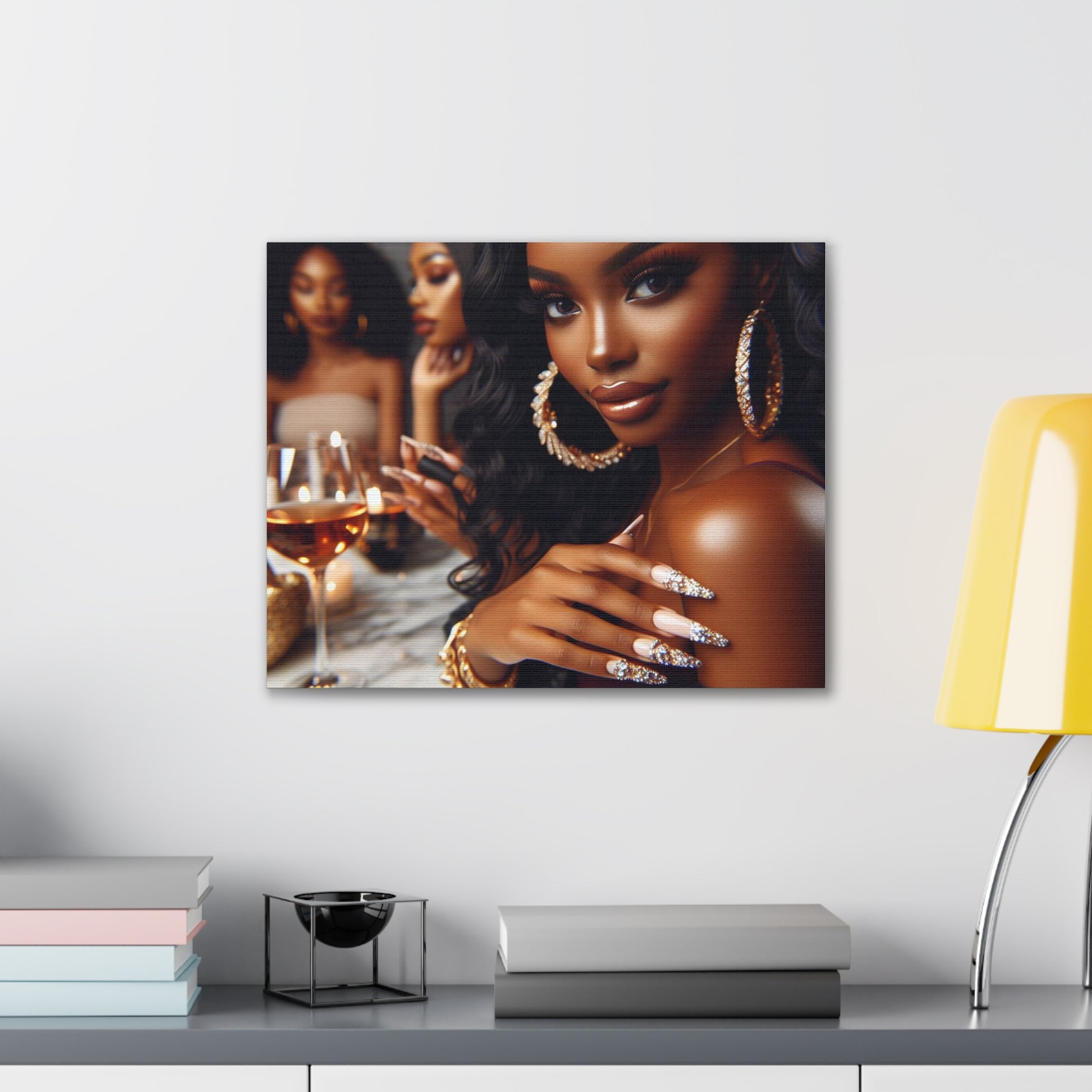 Wine Down Canvas Canvas Printify 20″ x 16″ (Horizontal) 0.75''