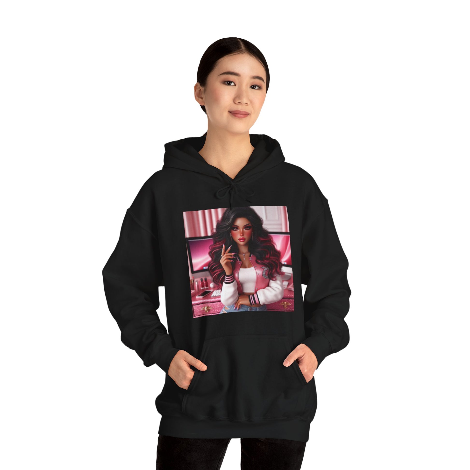 Pink Everything Hoodie Hoodie Printify