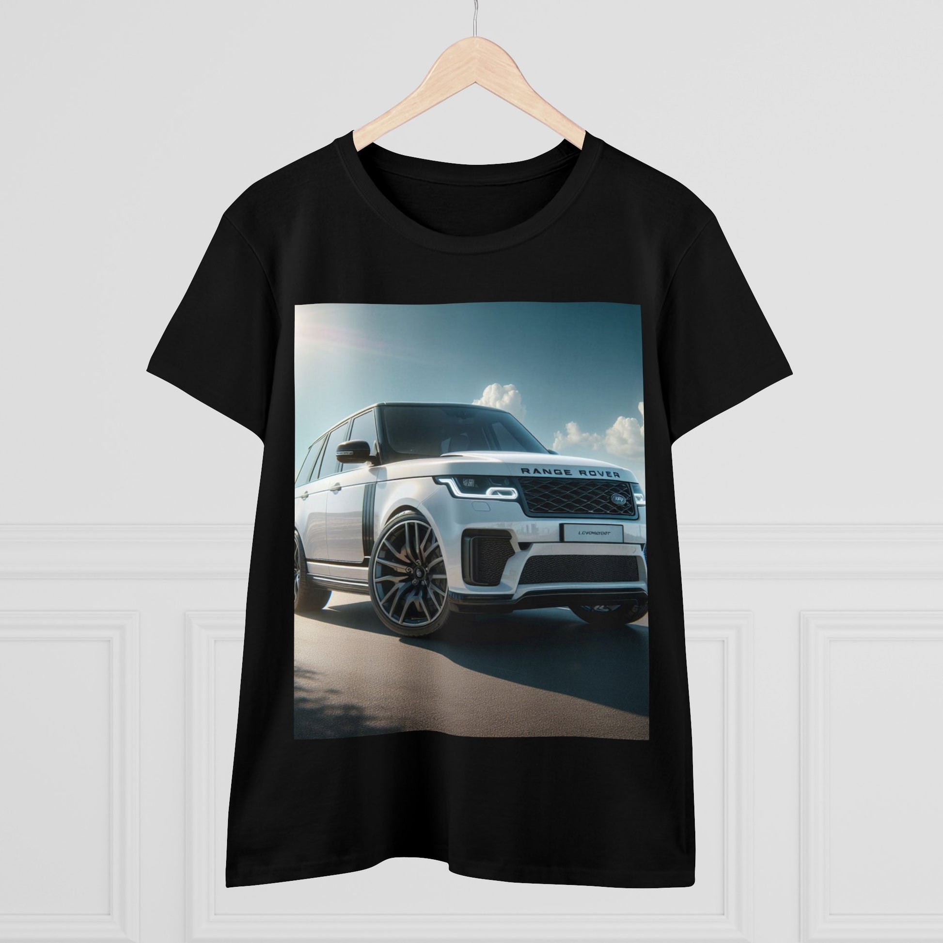 White Range Rover T-Shirt T-Shirt Printify