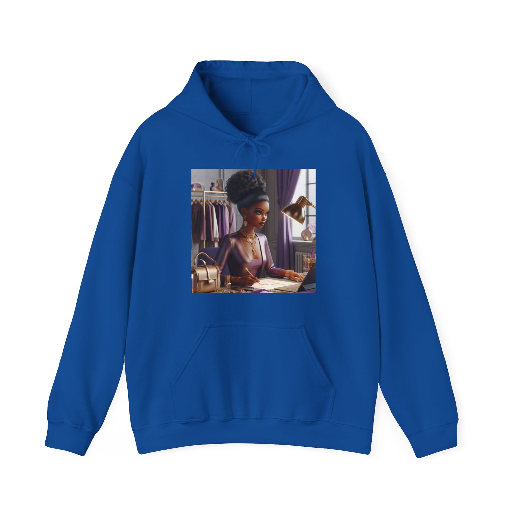 Fashion and Beauty Hoodie Hoodie Printify Royal S