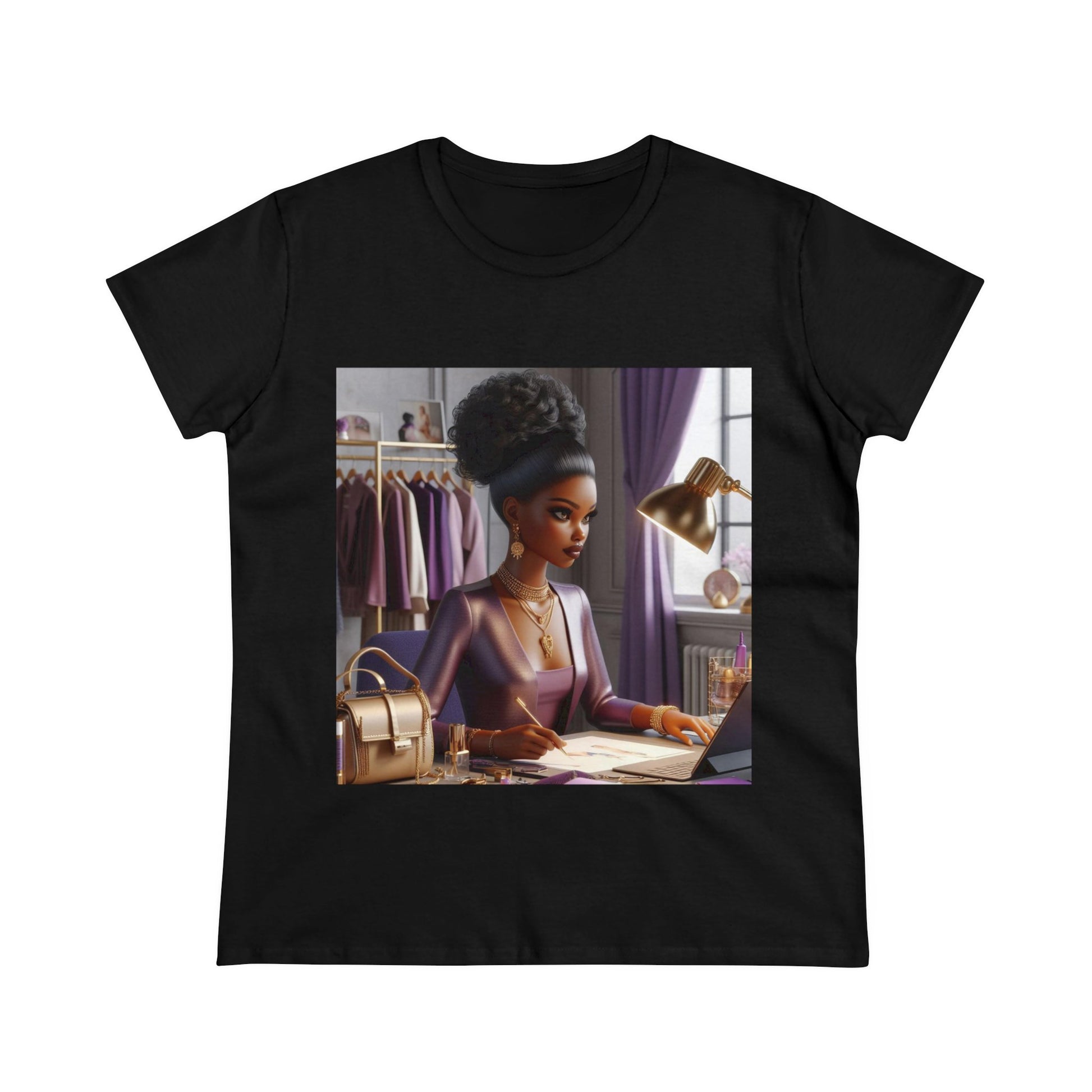 Fashion and Beauty T-Shirt T-Shirt Printify Black S