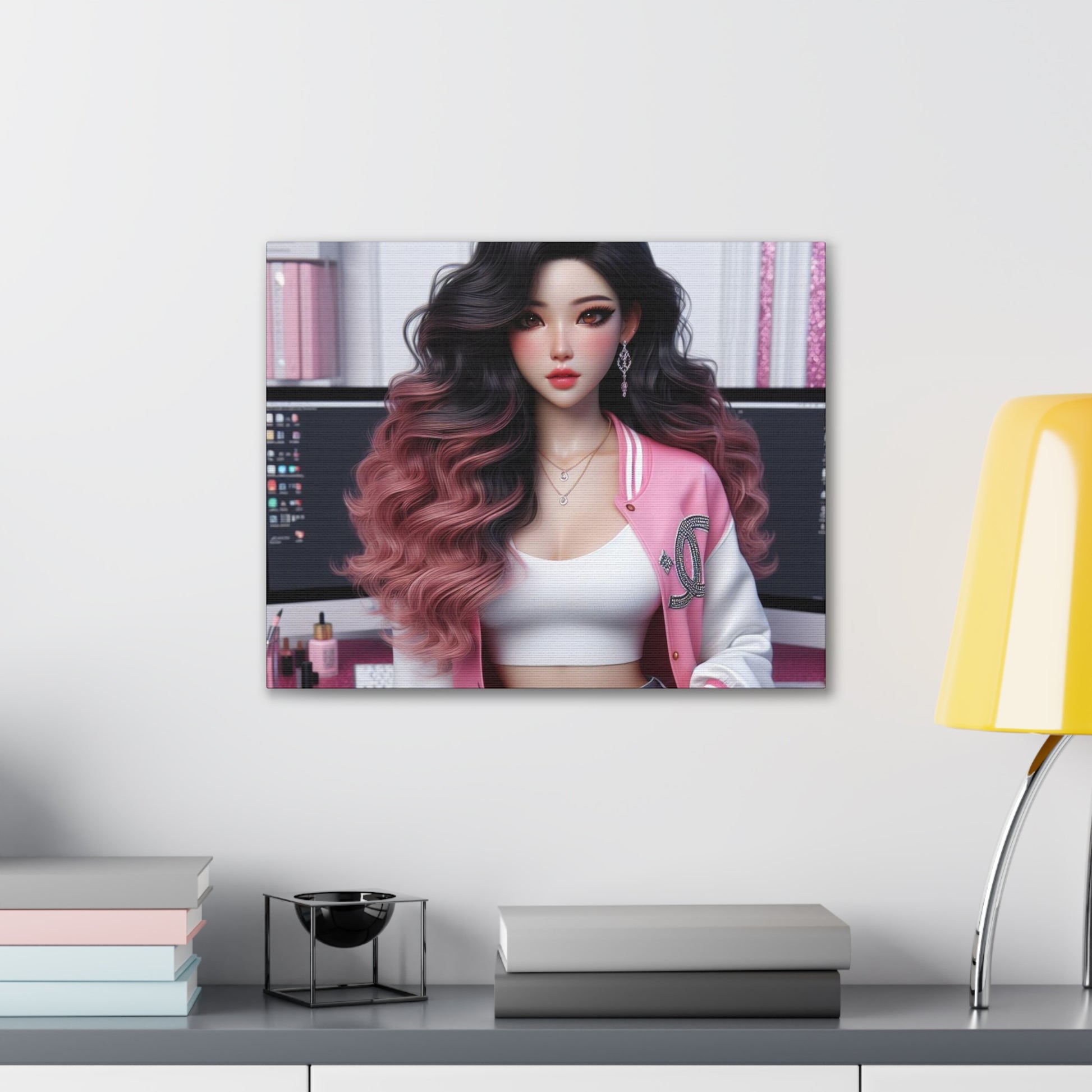 Pink Everything Canvas Canvas Printify 20″ x 16″ (Horizontal) 0.75''