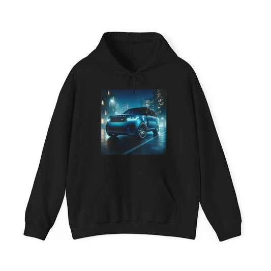 Blue Range Rover Hoodie Hoodie Printify Black S