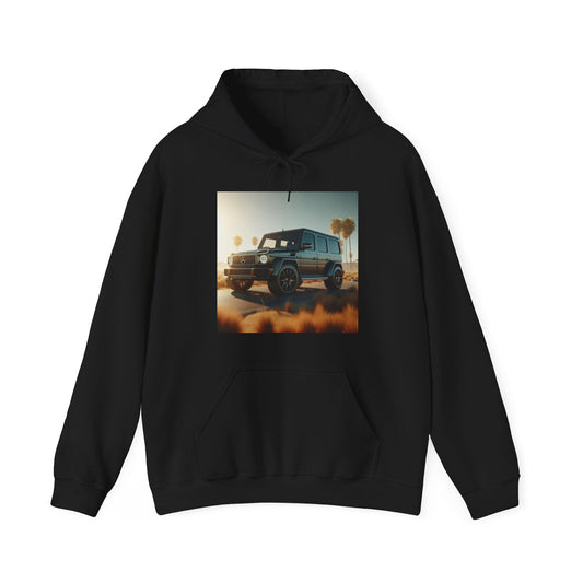 Black G-Wagon Hoodie Hoodie Printify Black S