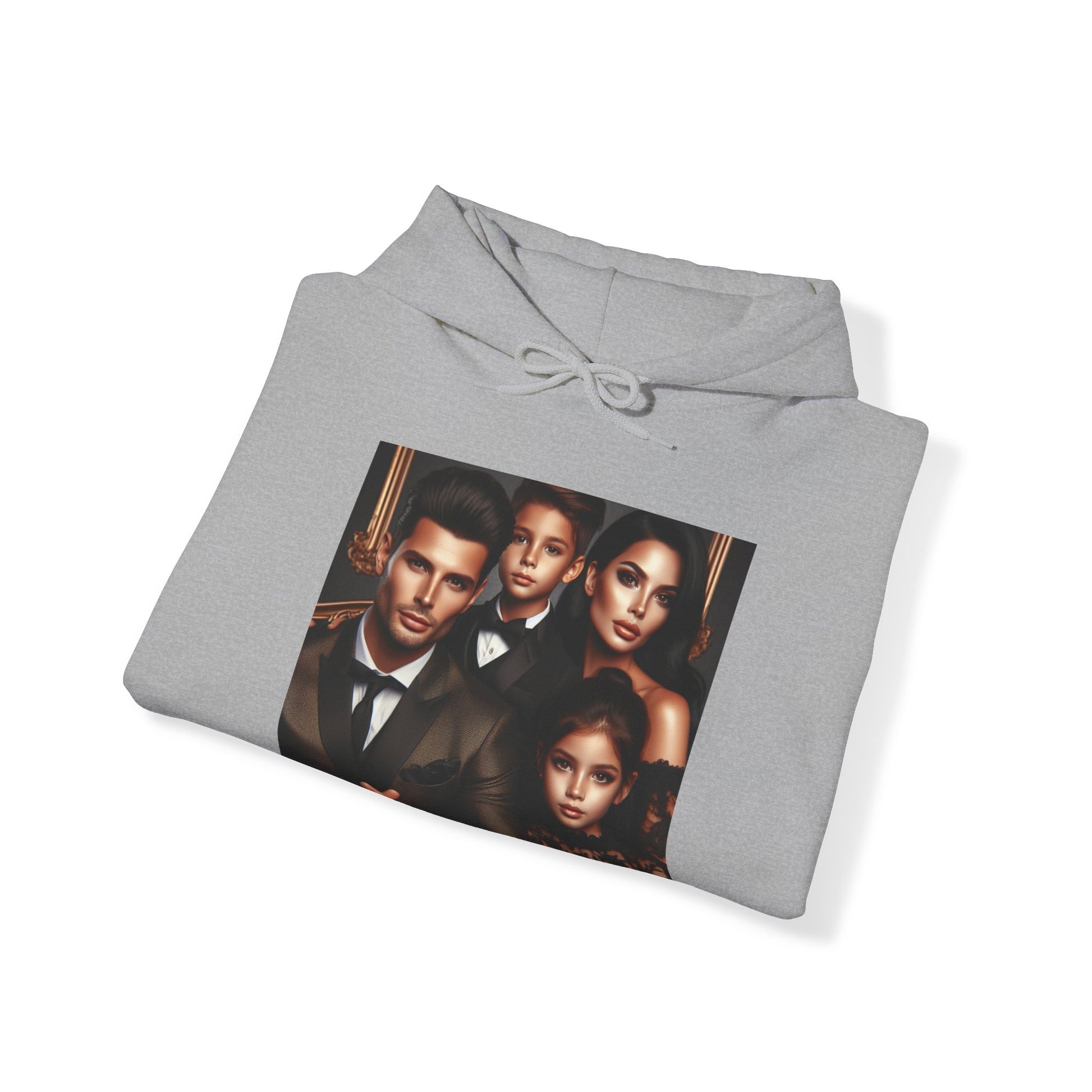 Family Portrait Hoodie Hoodie Printify