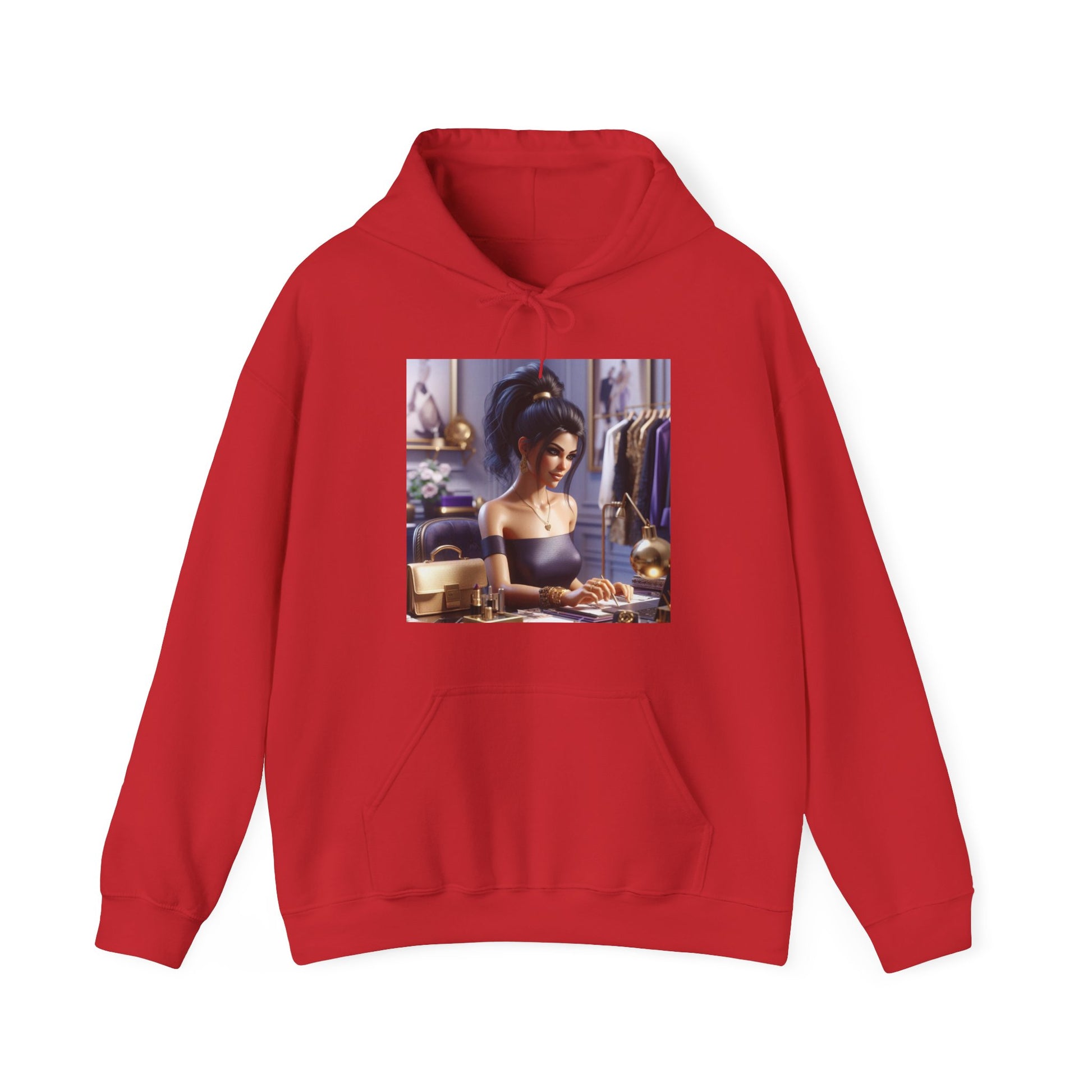 Fashion and Beauty Hoodie Hoodie Printify Red S