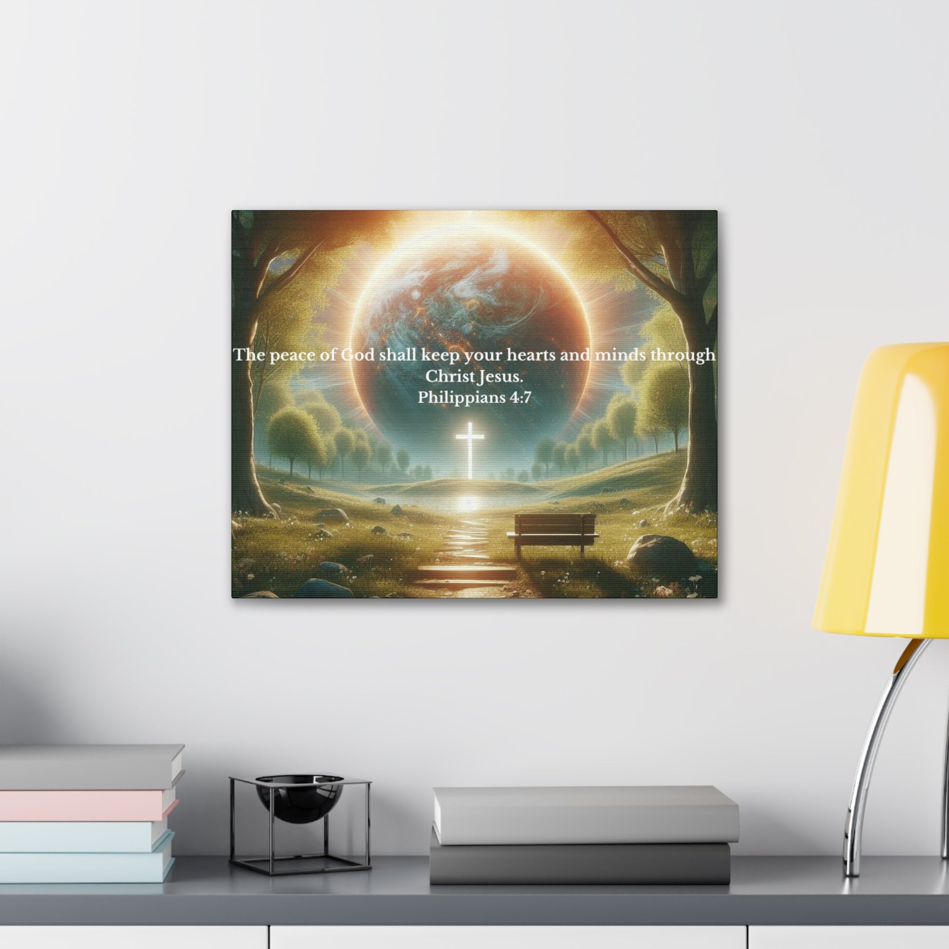 Philippians 4:7 Canvas Canvas Printify 20″ x 16″ (Horizontal) 0.75''