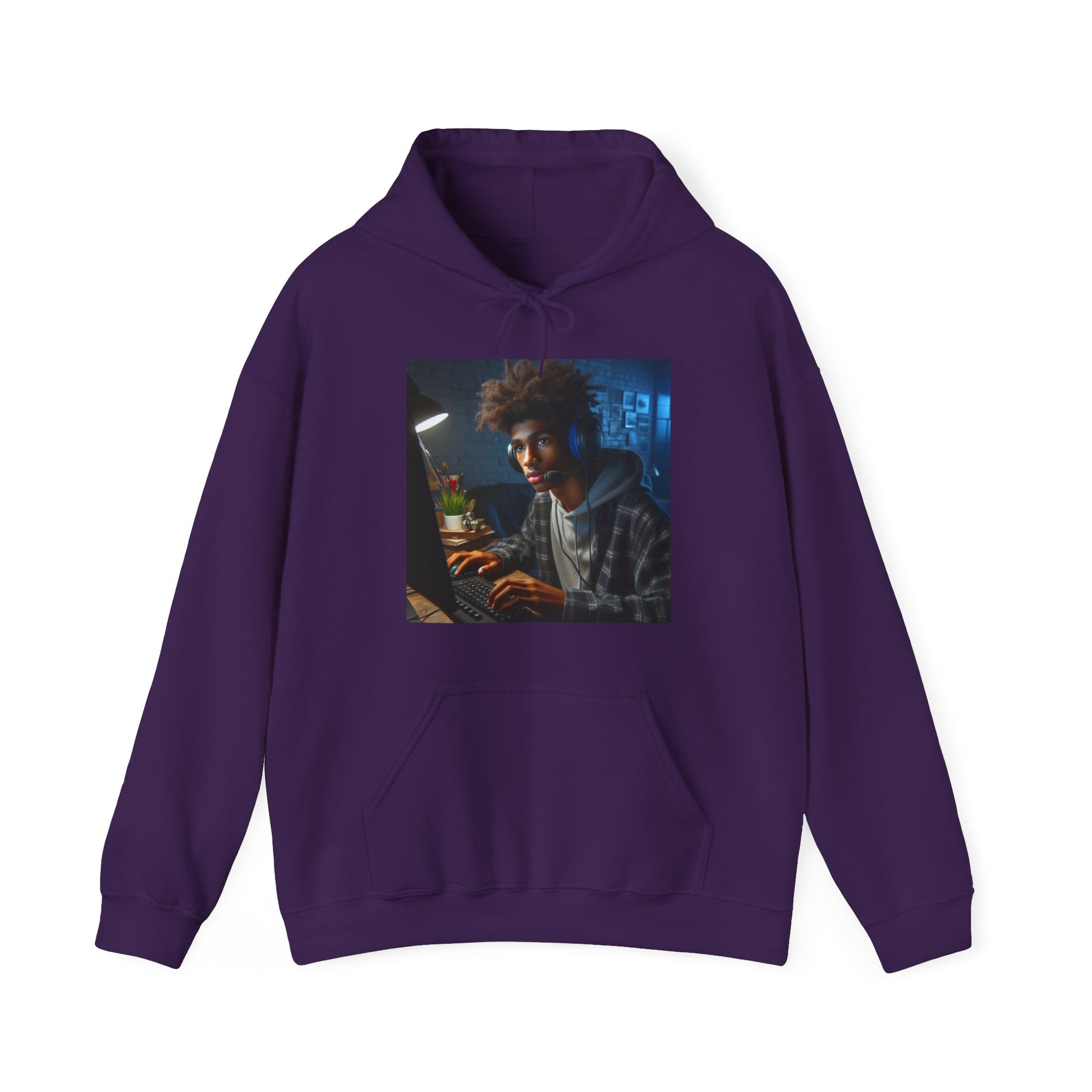 Game Time Hoodie Hoodie Printify Purple S