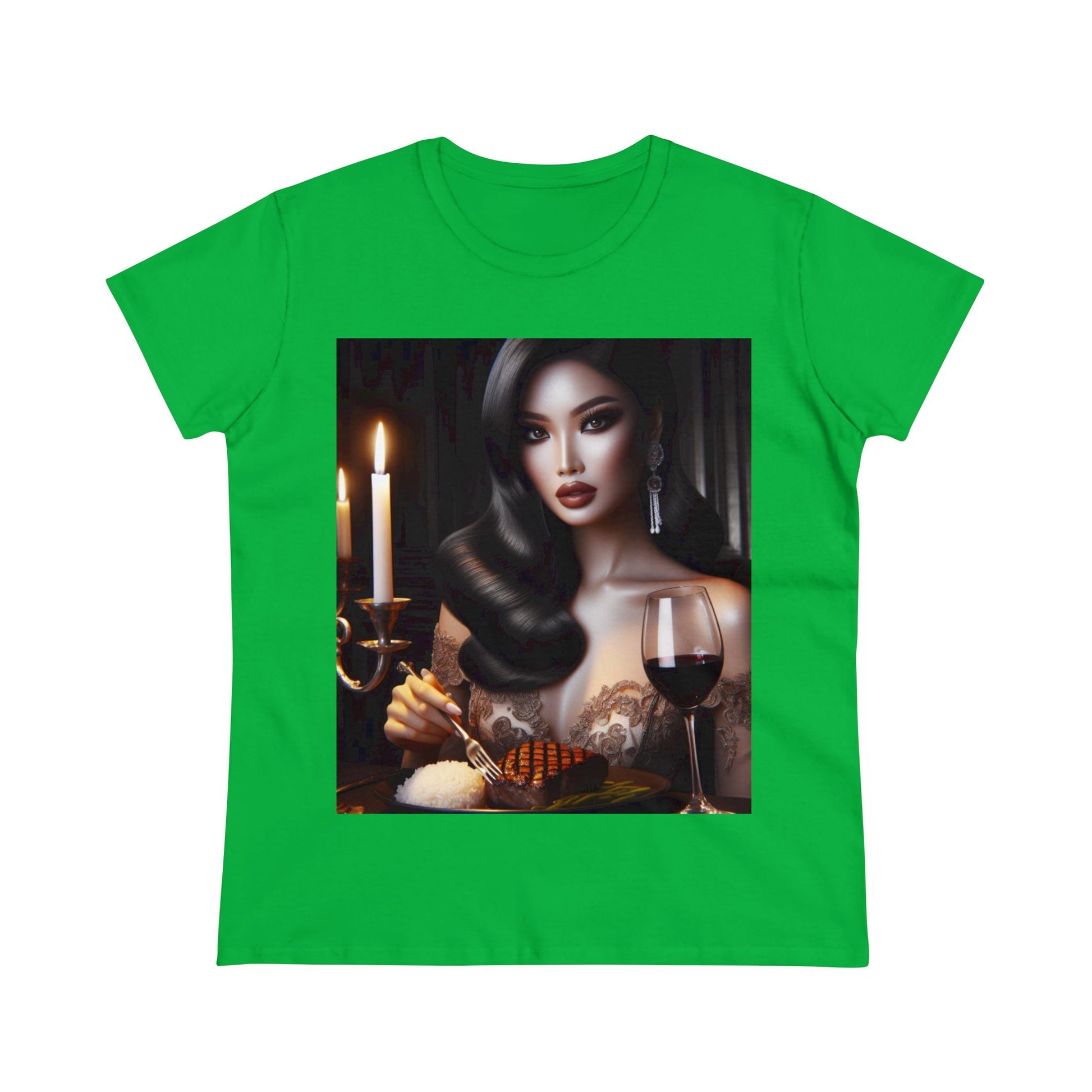 Elegant Meal T-Shirt T-Shirt Printify Irish Green S