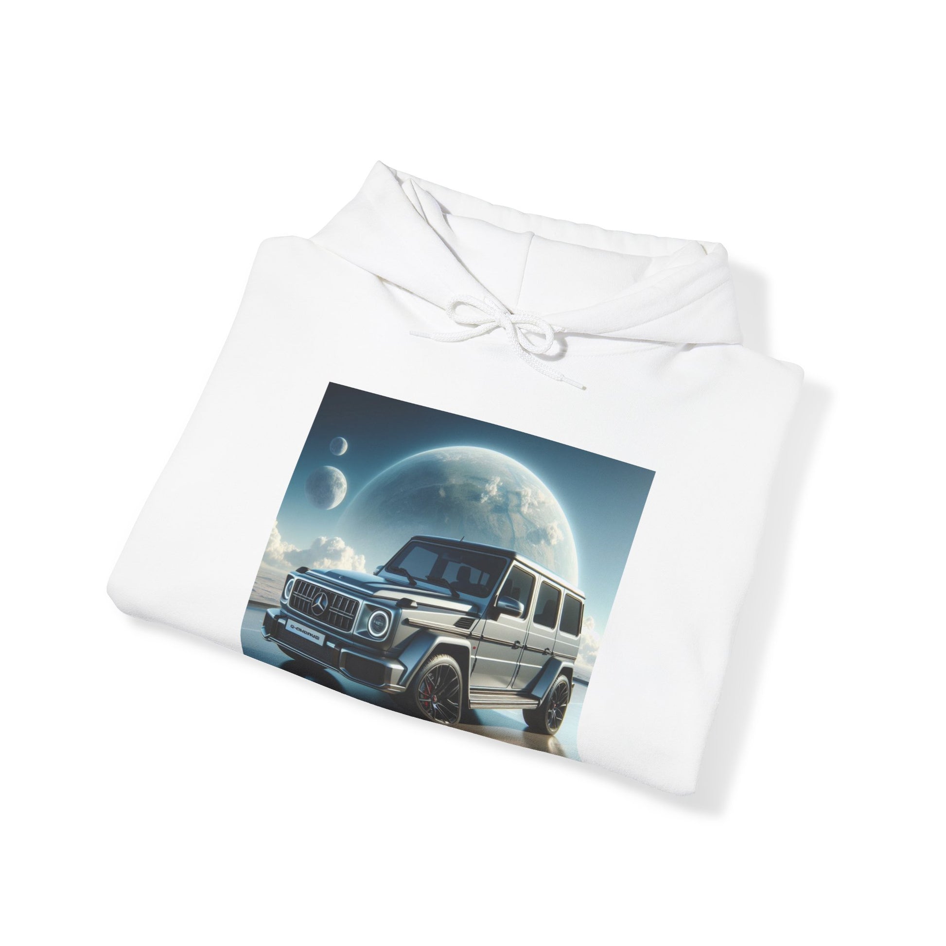 Silver G-Wagon Hoodie Hoodie Printify