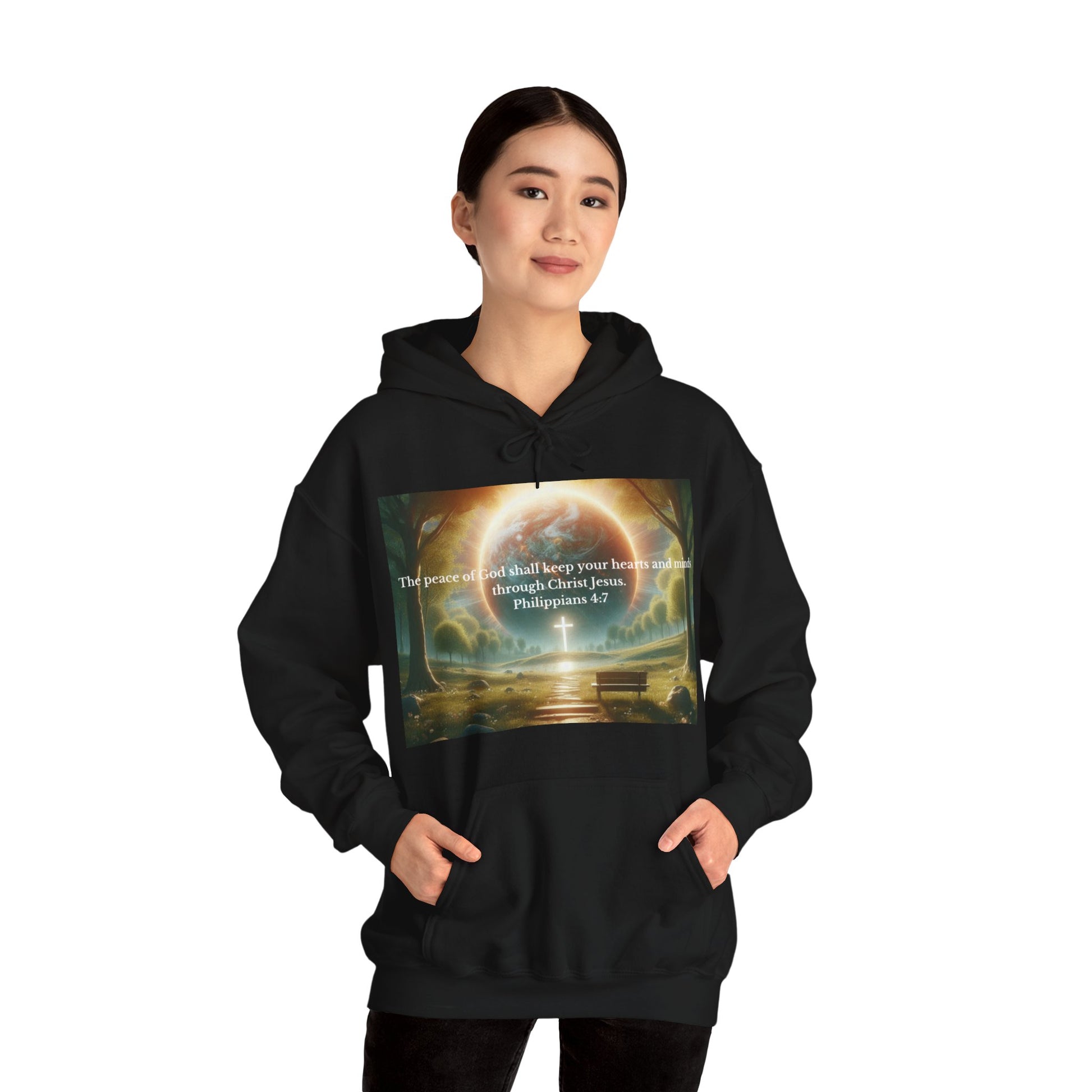 Philippians 4:7 Hoodie Hoodie Printify