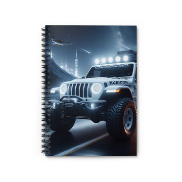 White Rubicon Spiral Notebook Paper products Printify One Size