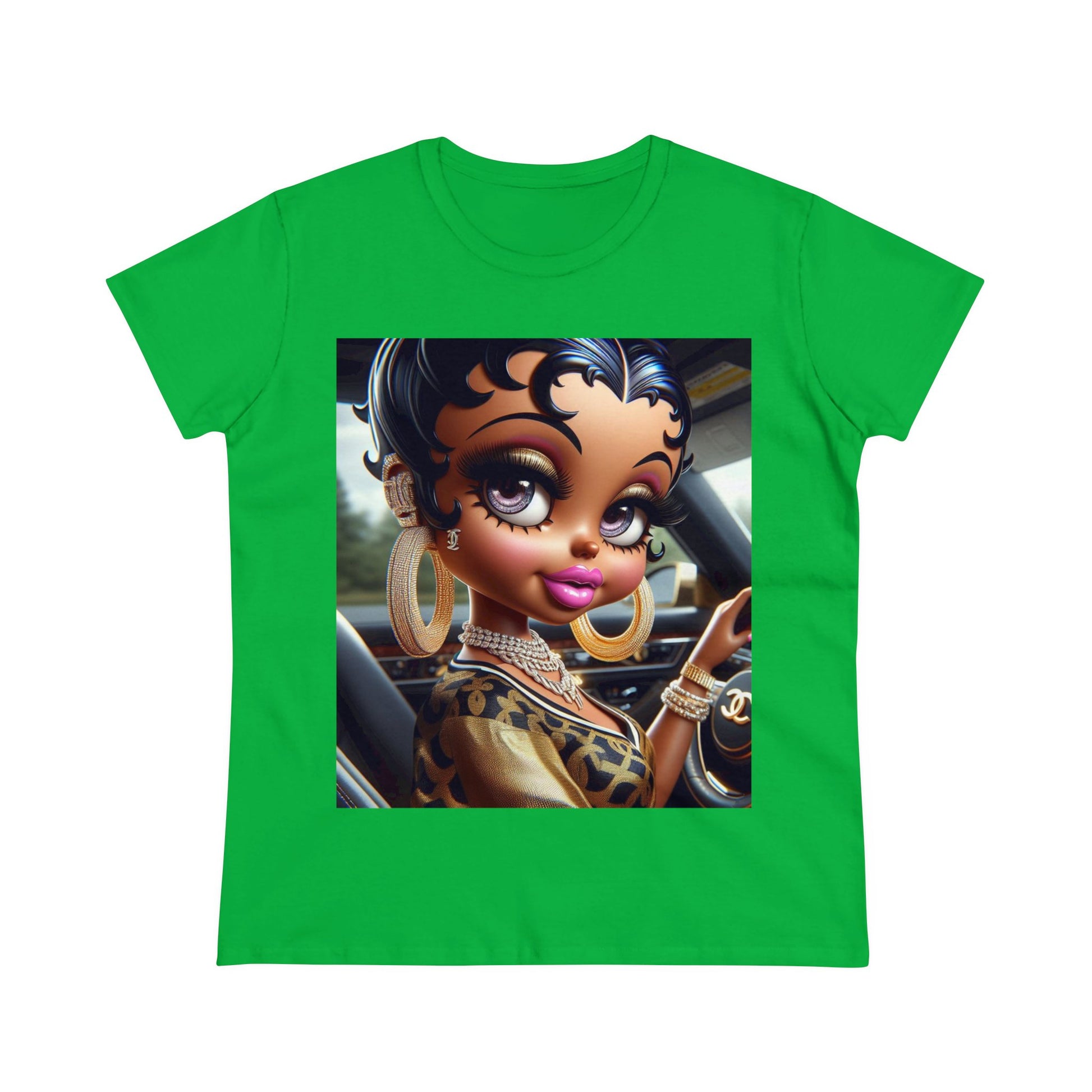 Betty Beauty T-shirt T-Shirt Printify Irish Green S