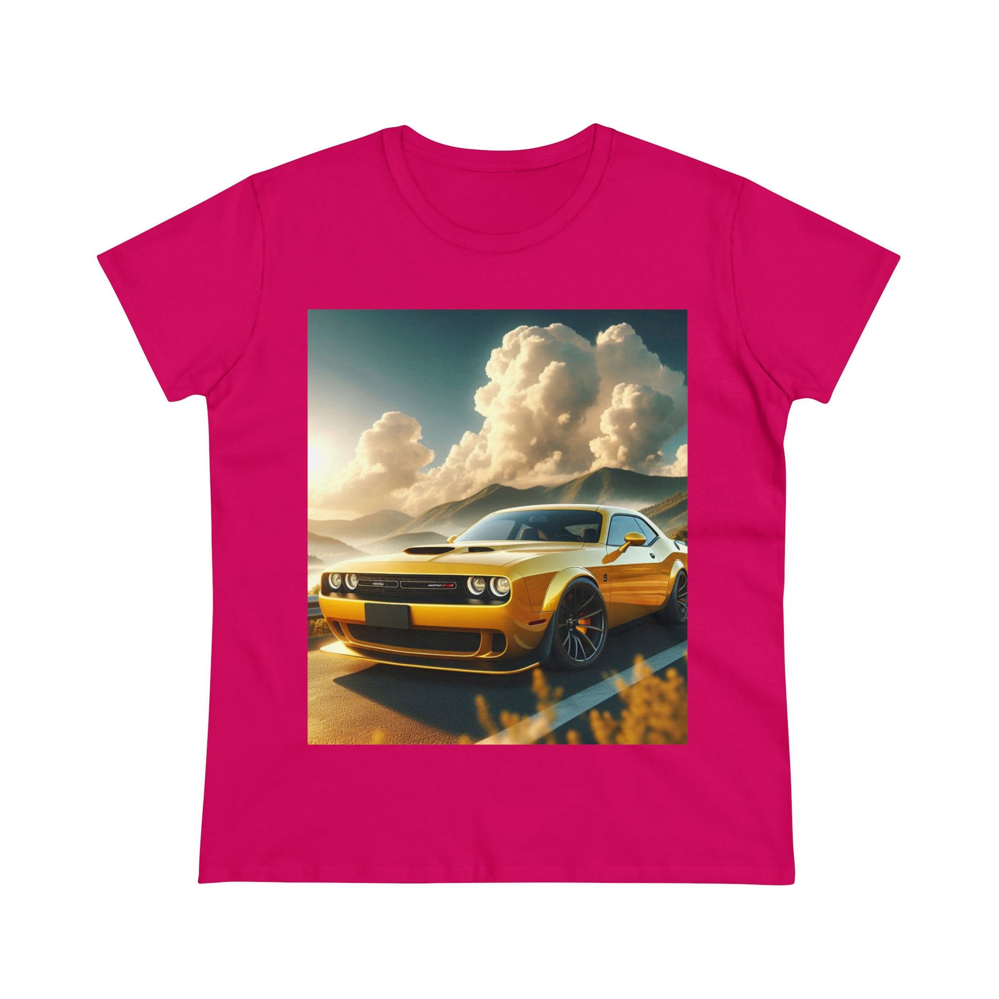 Yellow Challenger T-Shirt T-Shirt Printify Heliconia S