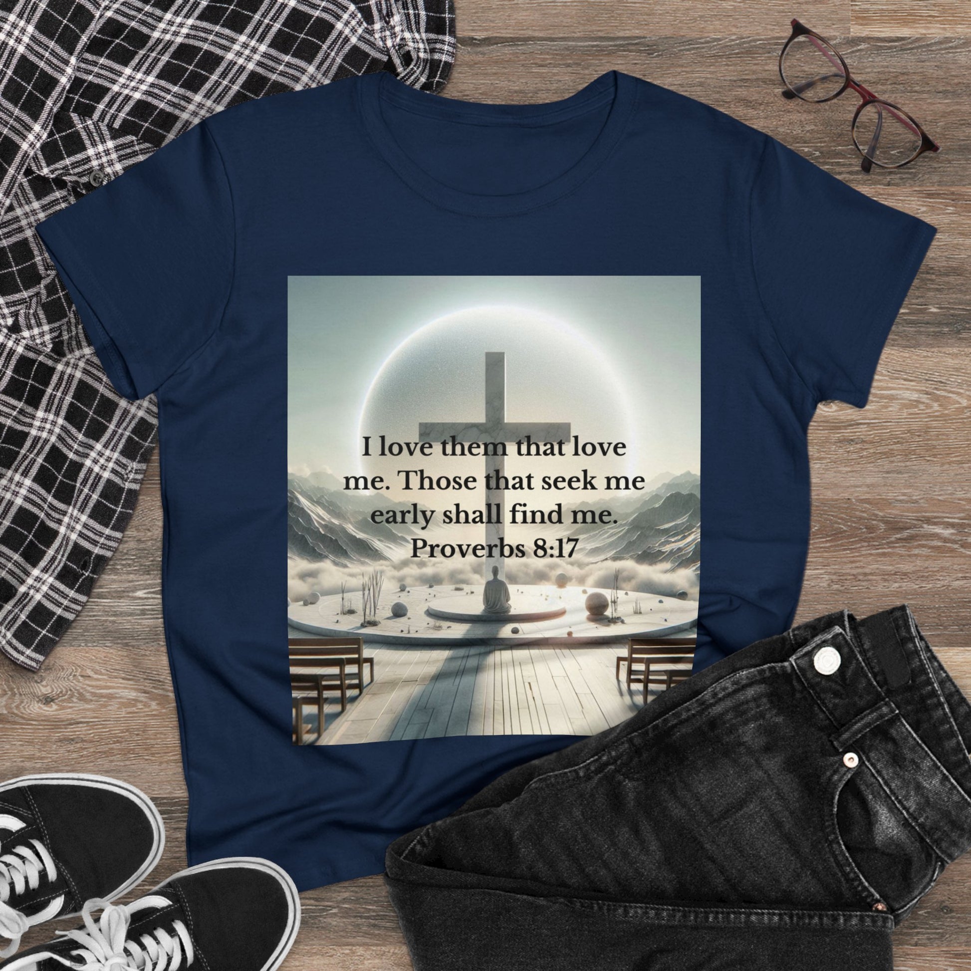 Proverbs 8:17 T-Shirt T-Shirt Printify