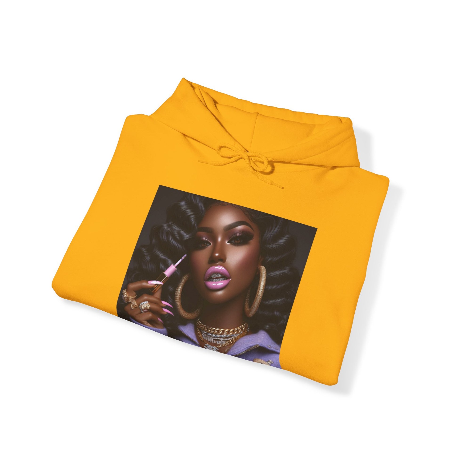 Gloss Up Hoodie Hoodie Printify