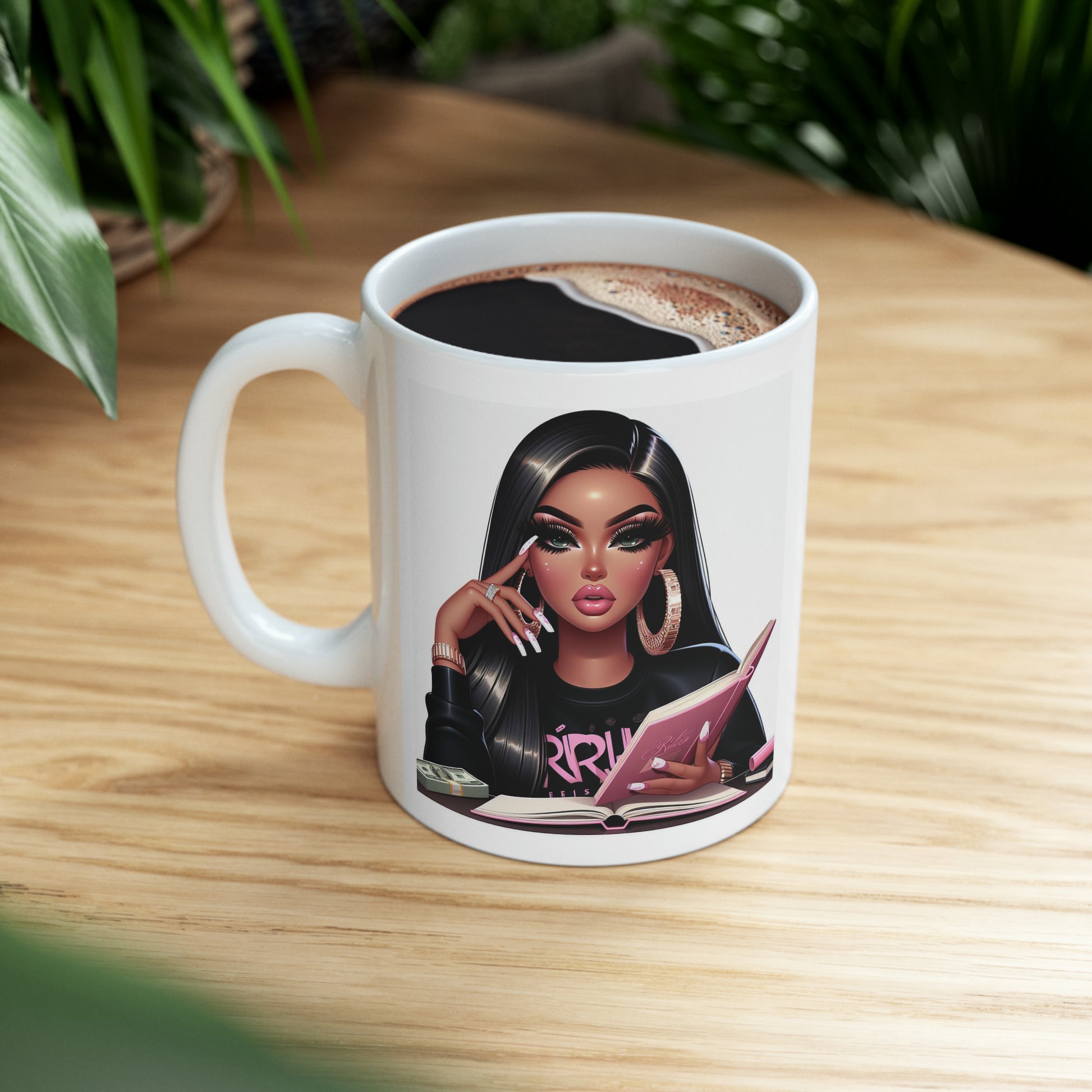 Thinking of a Plan Mug Mug Printify