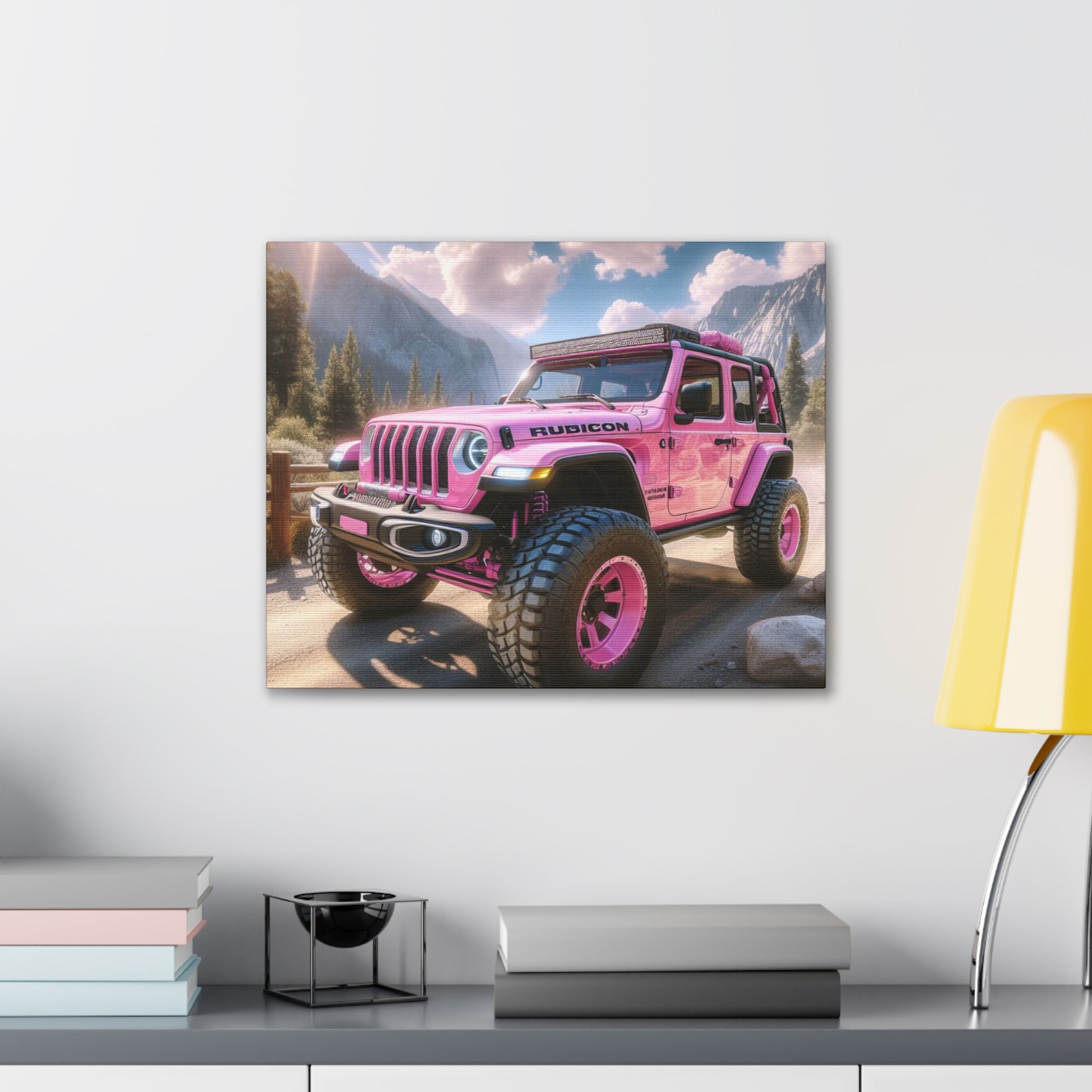 Pink Rubicon Canvas Canvas Printify 20″ x 16″ (Horizontal) 0.75''
