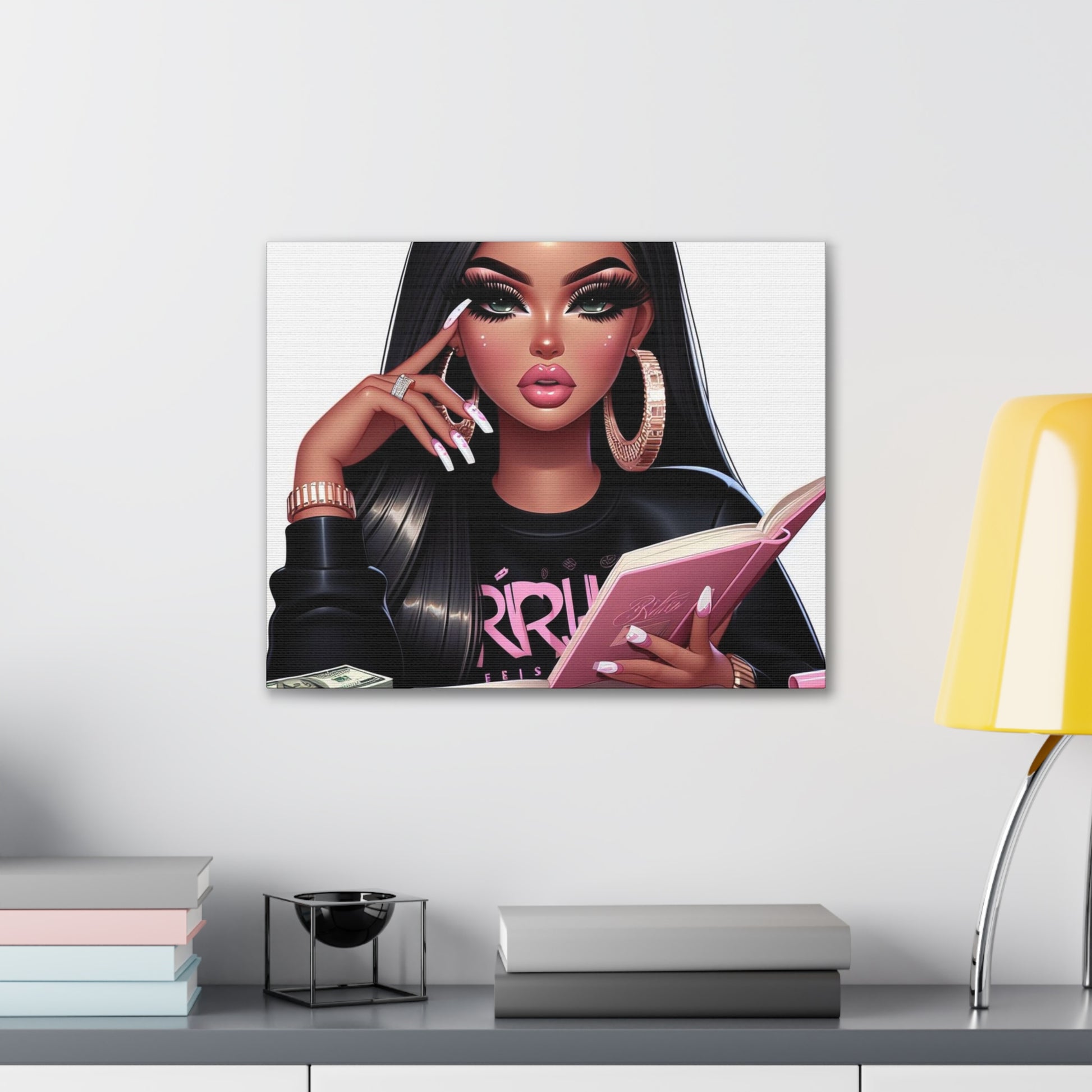 Thinking of a Plan Canvas Canvas Printify 20″ x 16″ (Horizontal) 0.75''