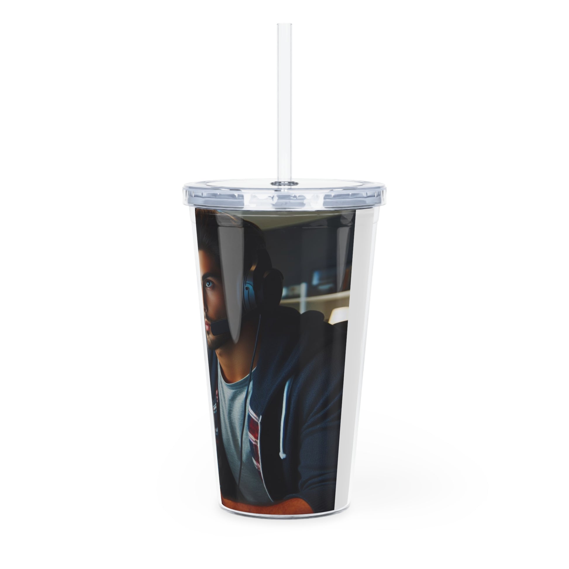 Game Time Tumbler with Straw Mug Printify
