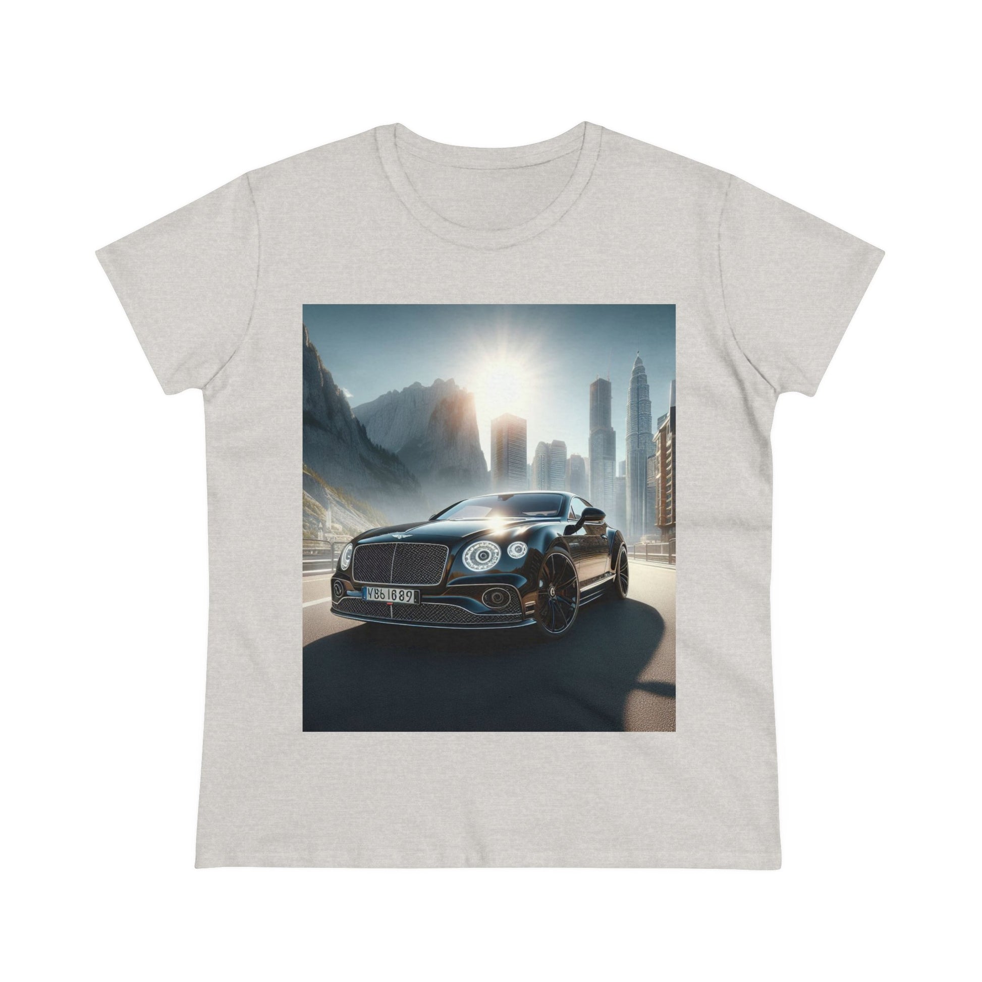 Black Bentley T-Shirt T-Shirt Printify Ash S