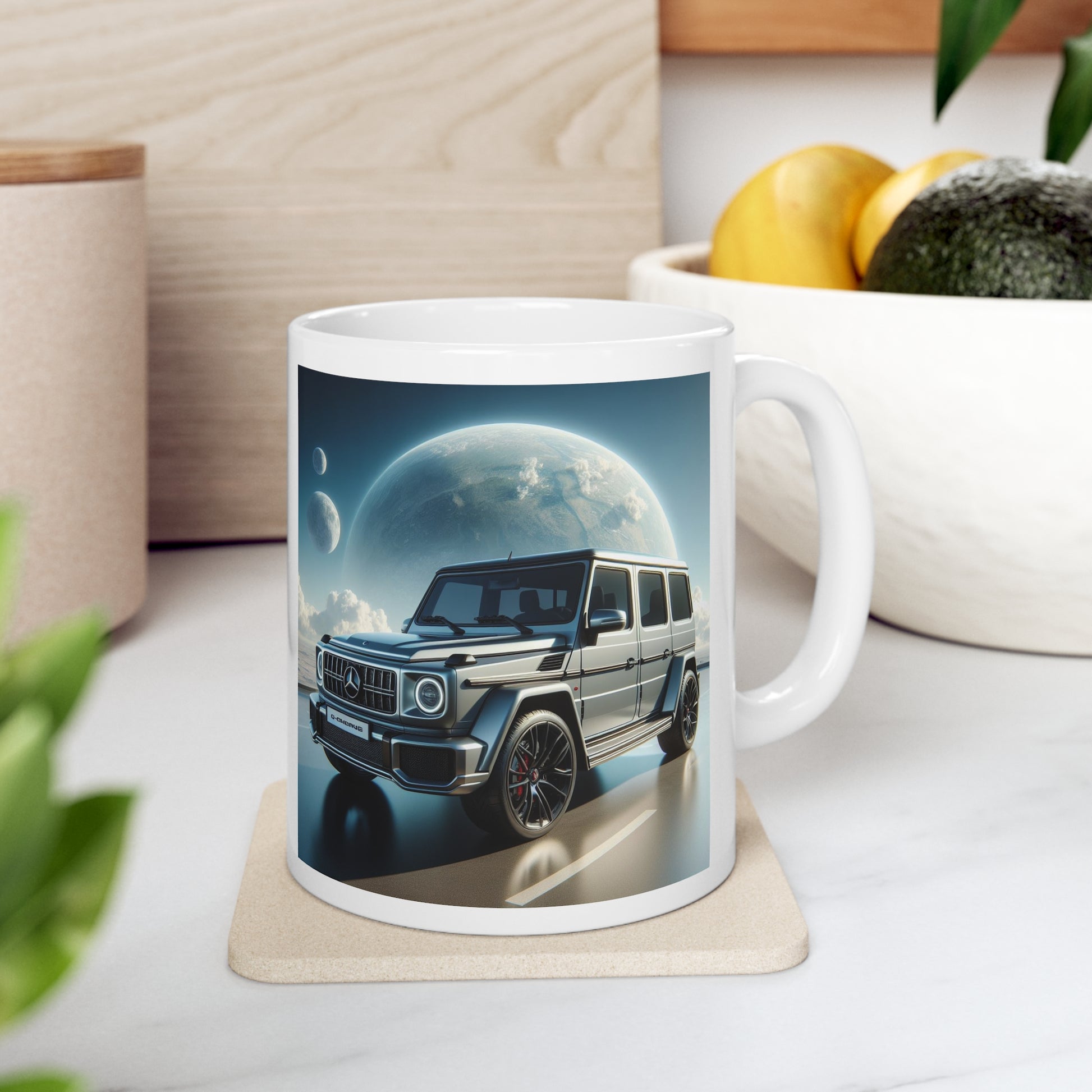 Silver G-Wagon Mug Mug Printify
