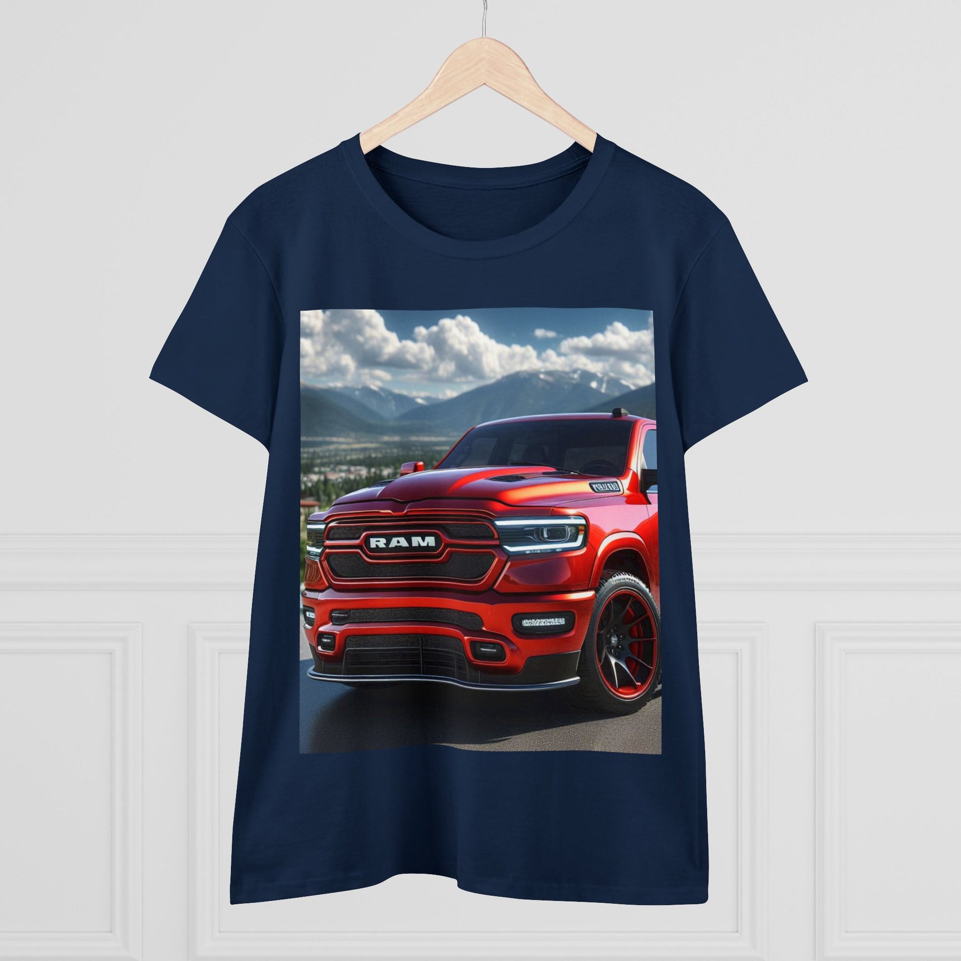 Red Dodge Ram T-Shirrt T-Shirt Printify