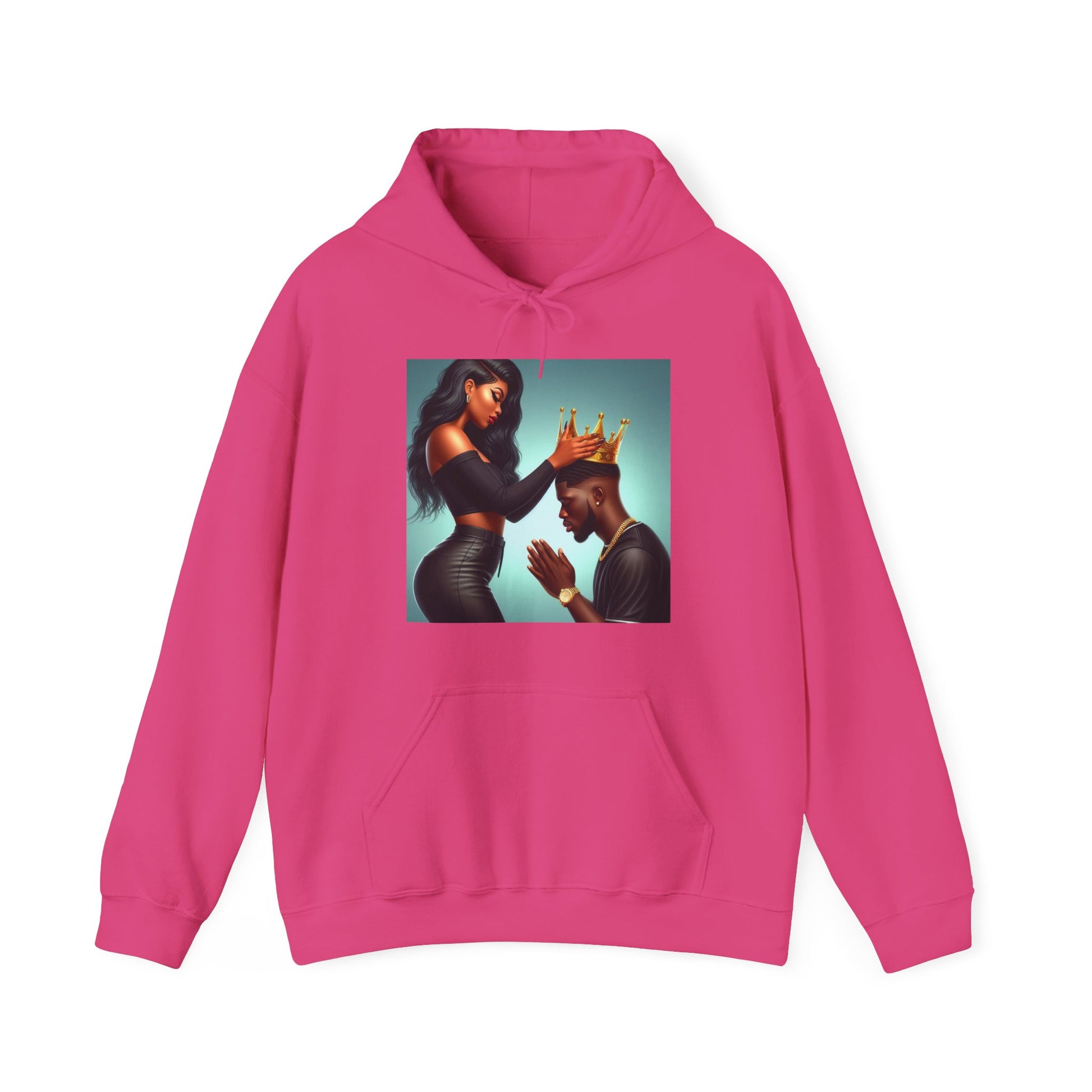 My King Hoodie Hoodie Printify Heliconia S