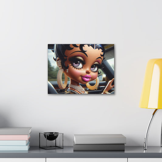 Betty Beauty Canvas Canvas Printify 16″ x 12″ (Horizontal) 0.75''
