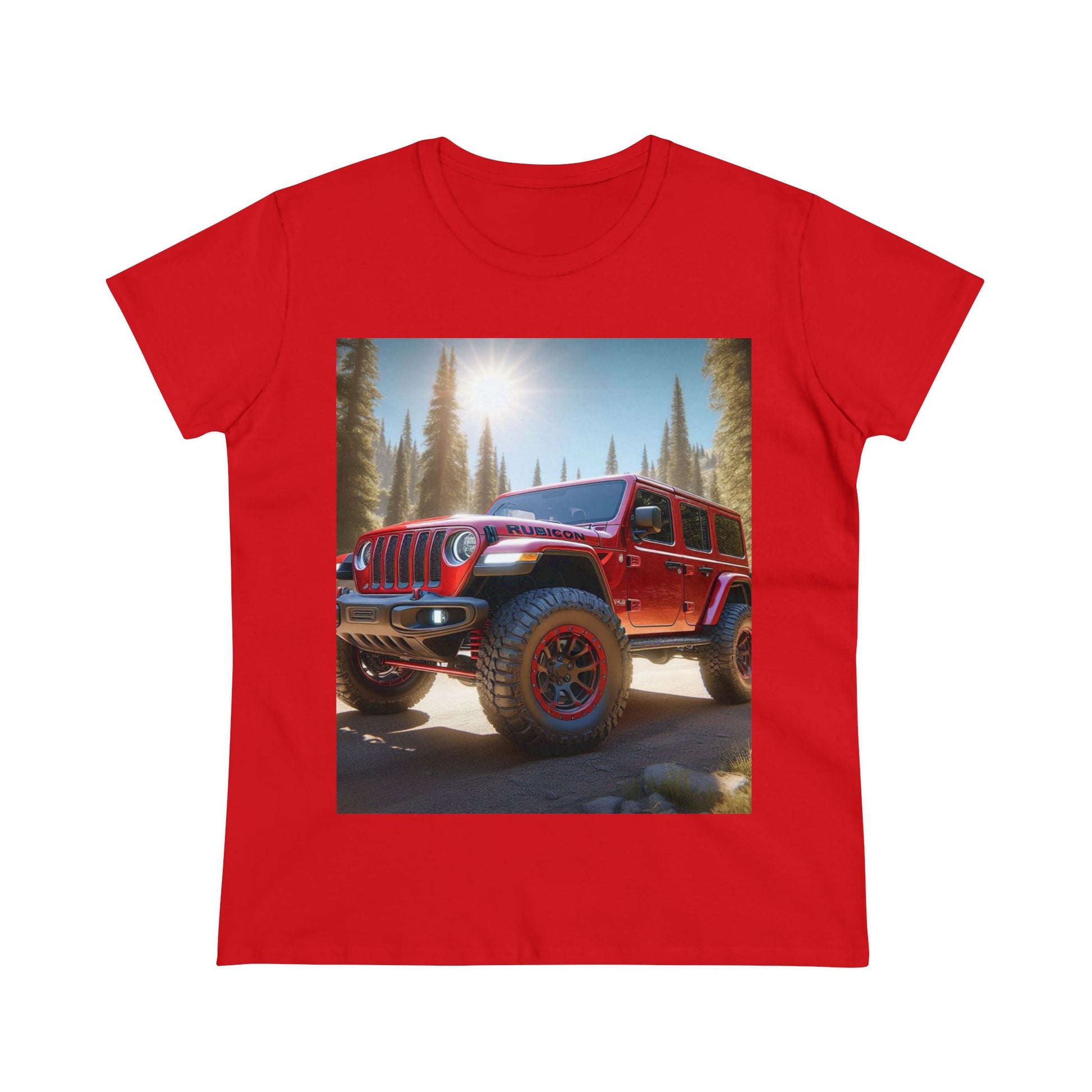 Red Rubicon T-Shirt T-Shirt Printify Red S