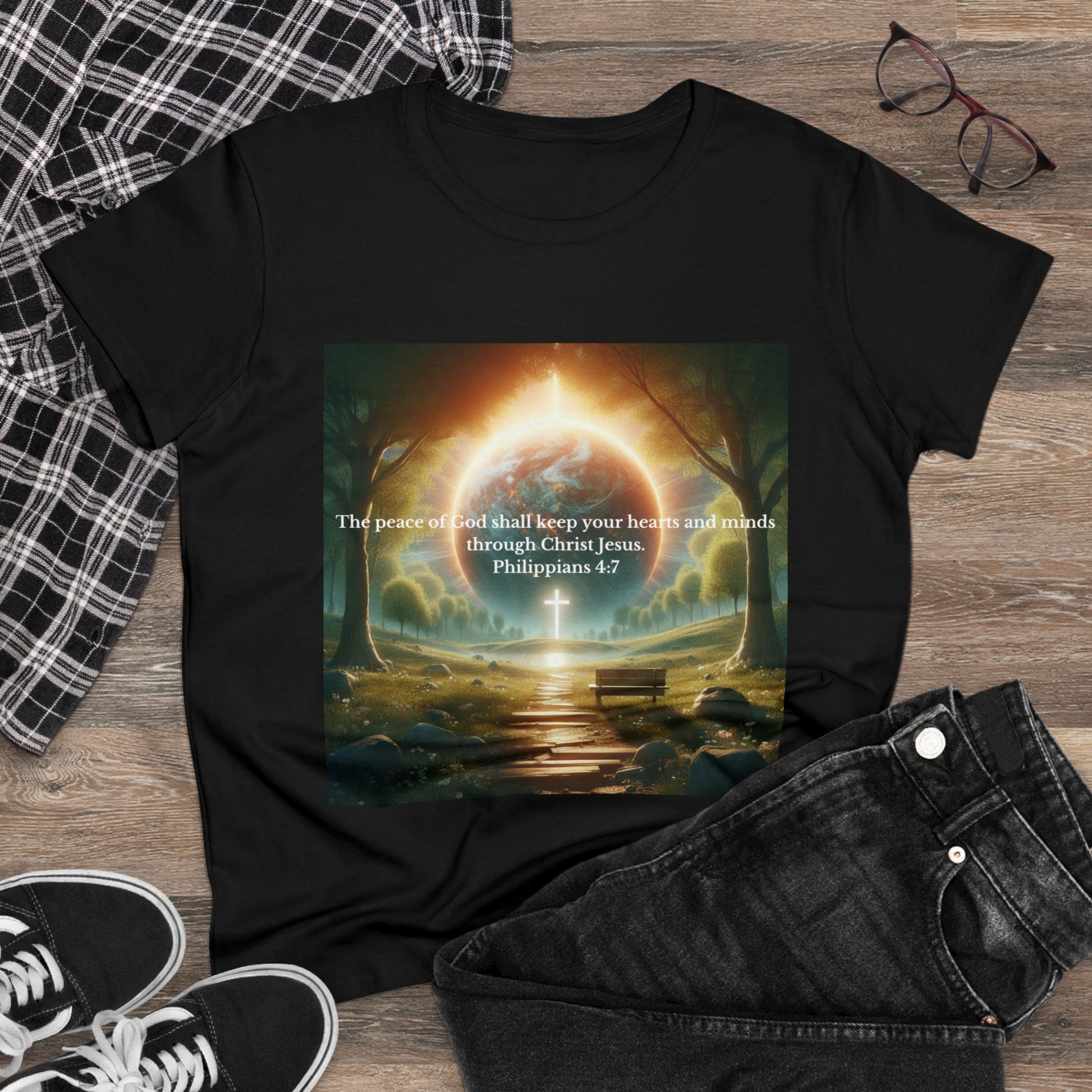 Philippians 4:7 T-Shirt T-Shirt Printify