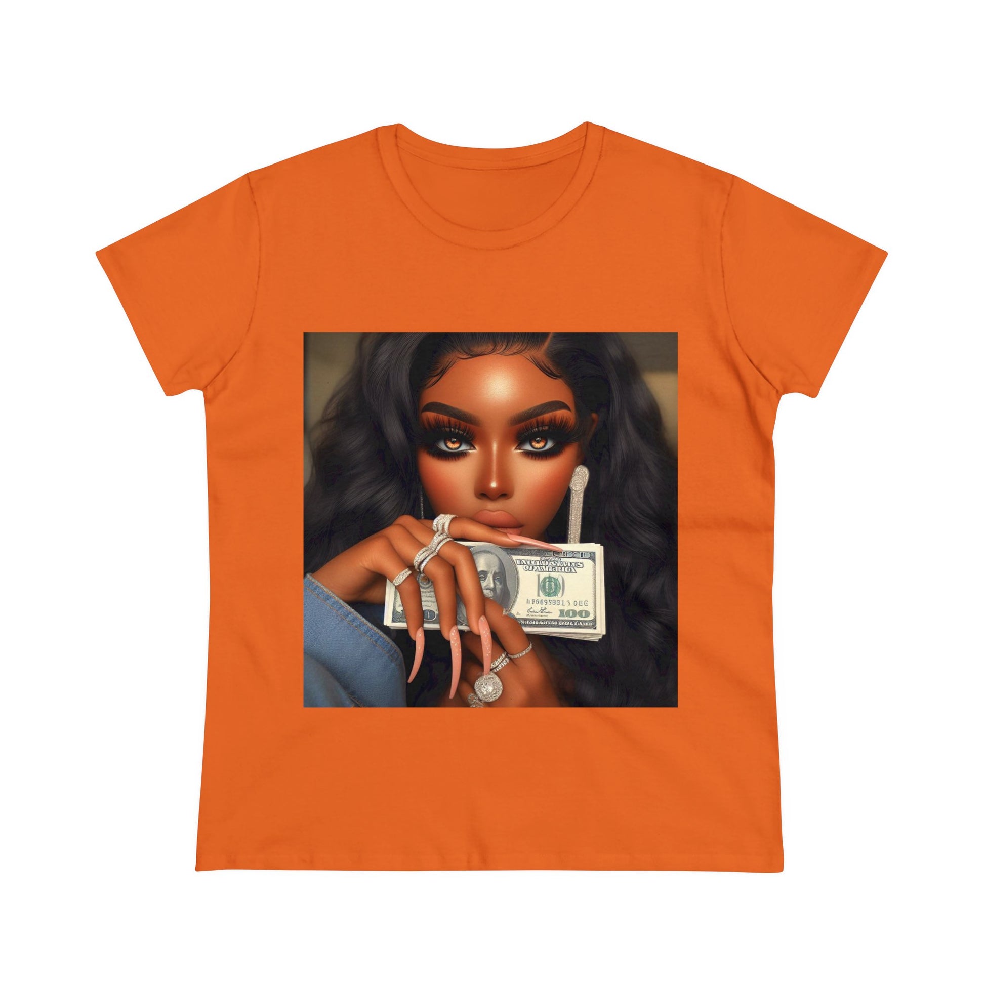 Money Talks T-Shirt T-Shirt Printify Orange S