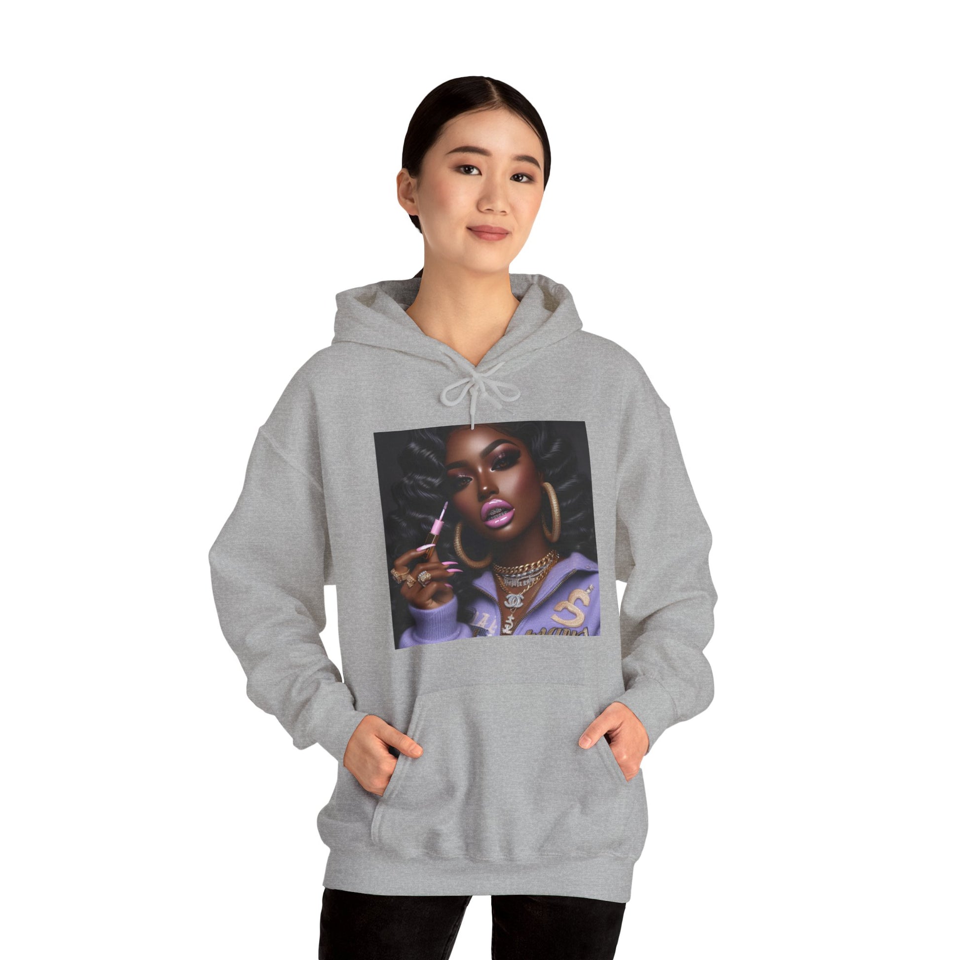 Gloss Up Hoodie Hoodie Printify