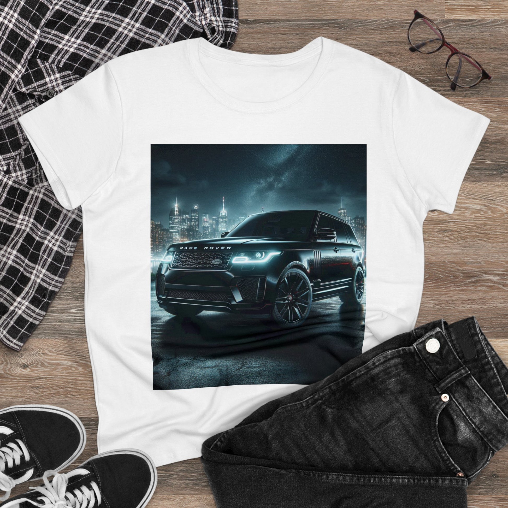 Black Range Rover T-Shirt T-Shirt Printify