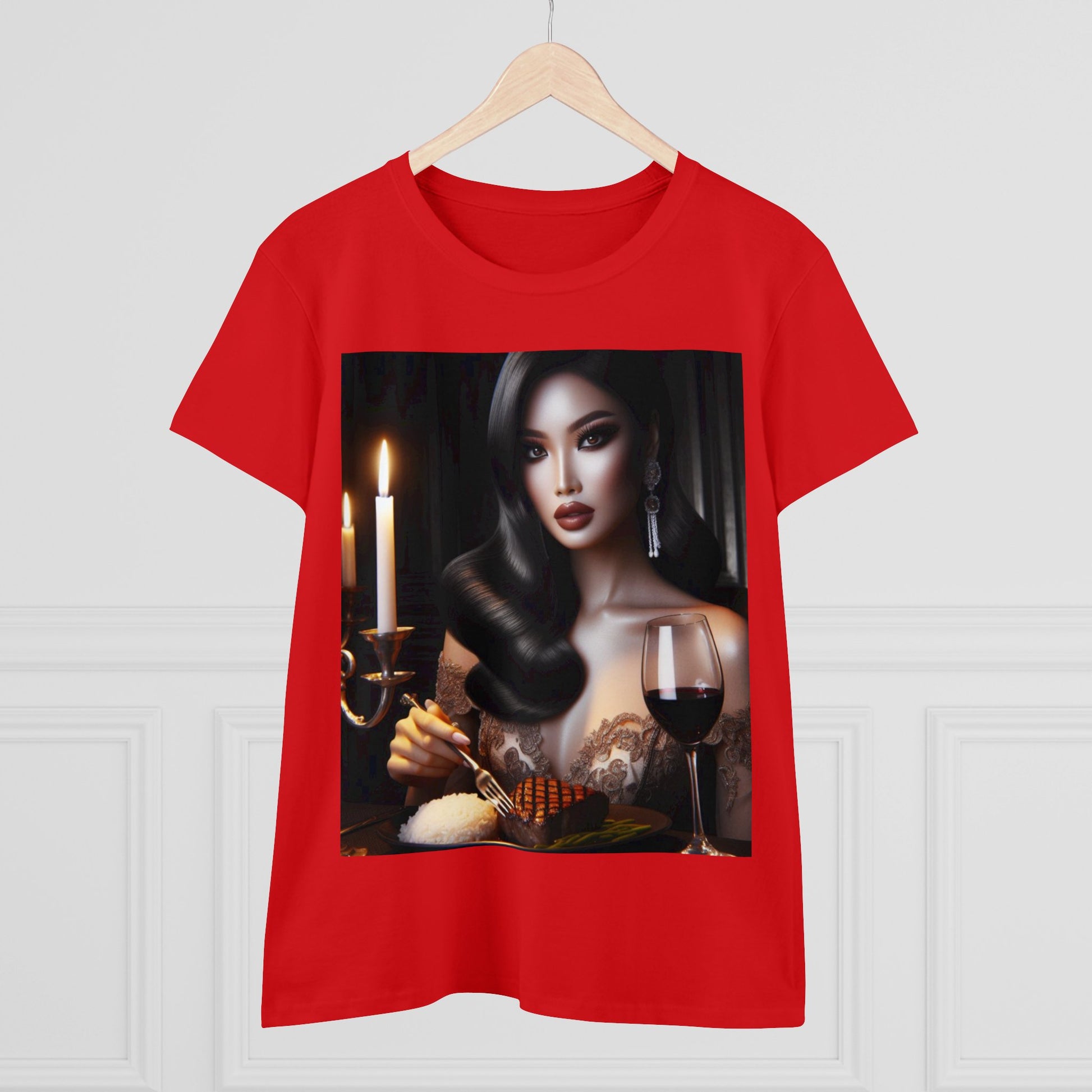 Elegant Meal T-Shirt T-Shirt Printify