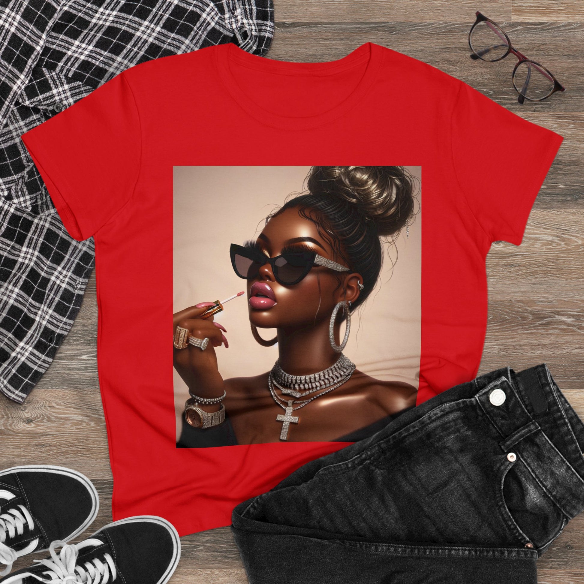 My Lip Gloss is Poppin T-Shirt T-Shirt Printify