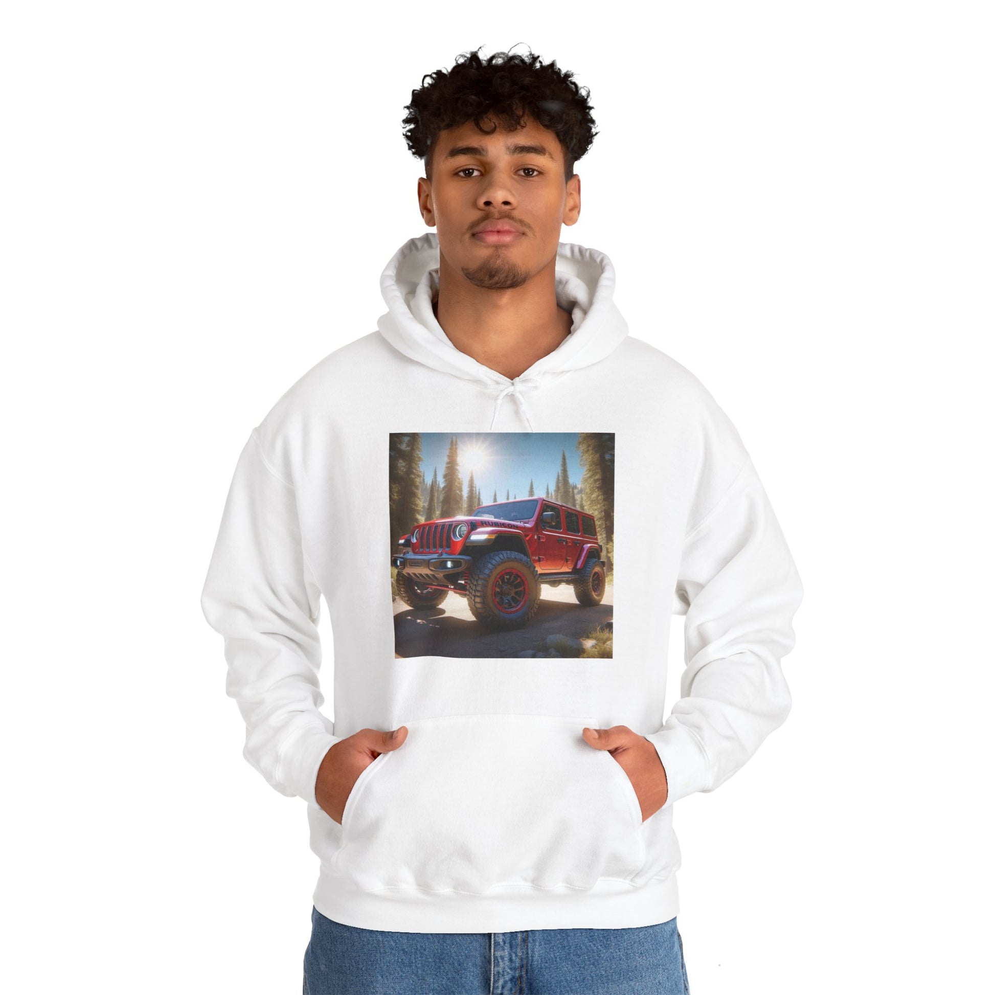 Red Rubicon Hoodie Hoodie Printify