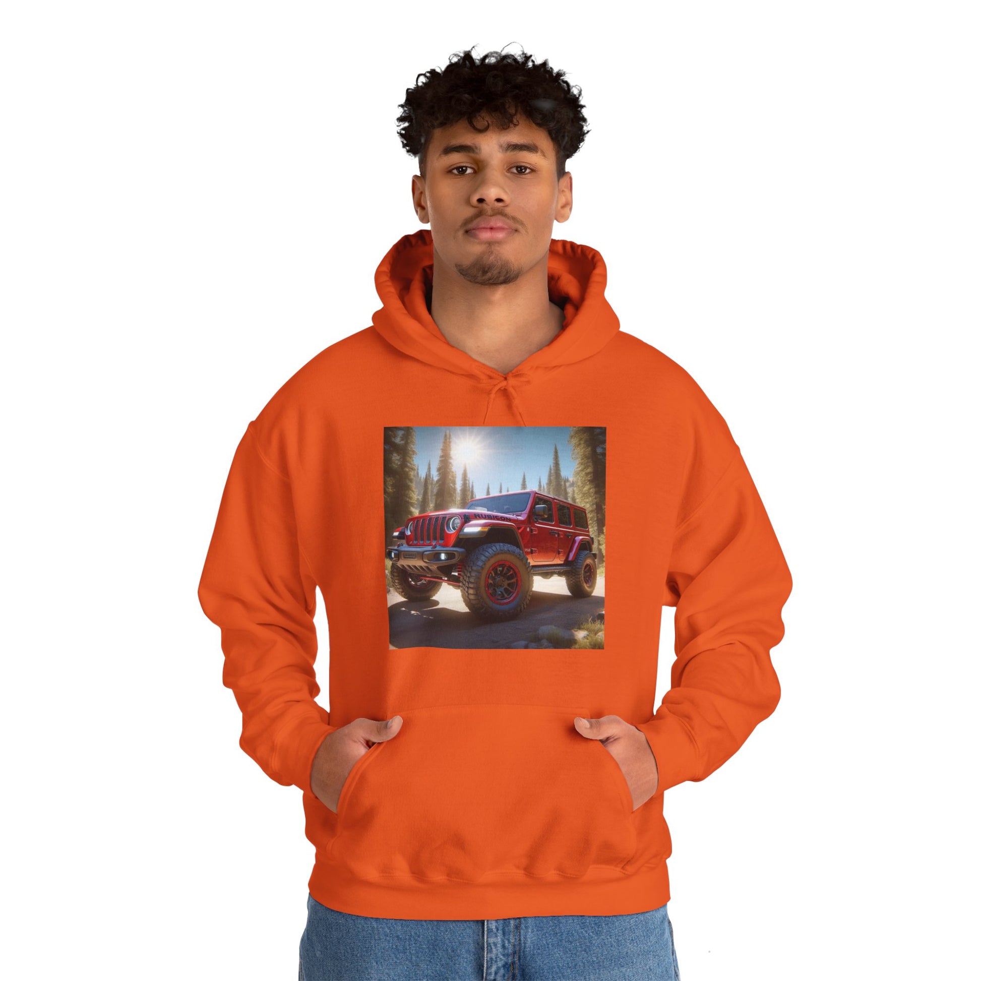 Red Rubicon Hoodie Hoodie Printify