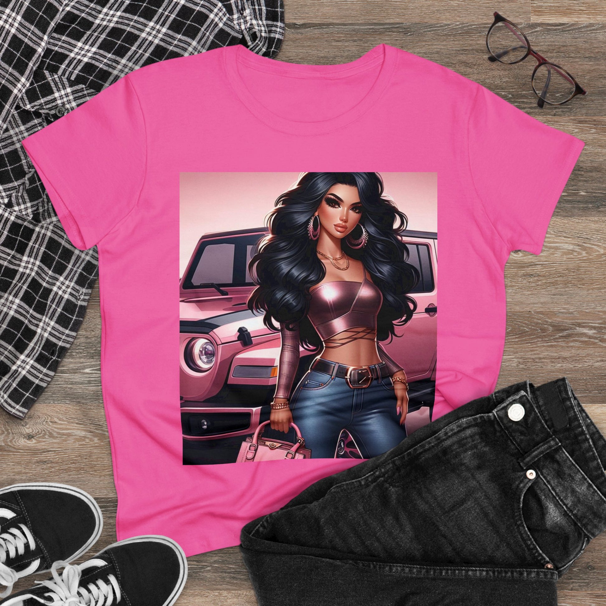 Pink Luxury T-Shirt T-Shirt Printify
