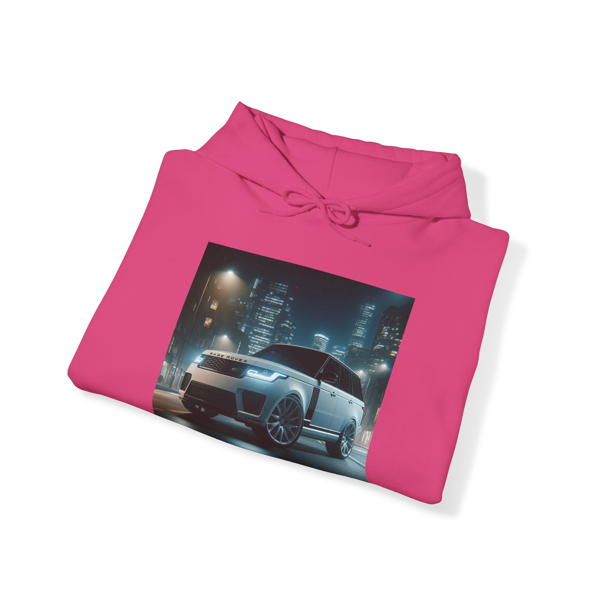 White Range Rover Hoodie Hoodie Printify