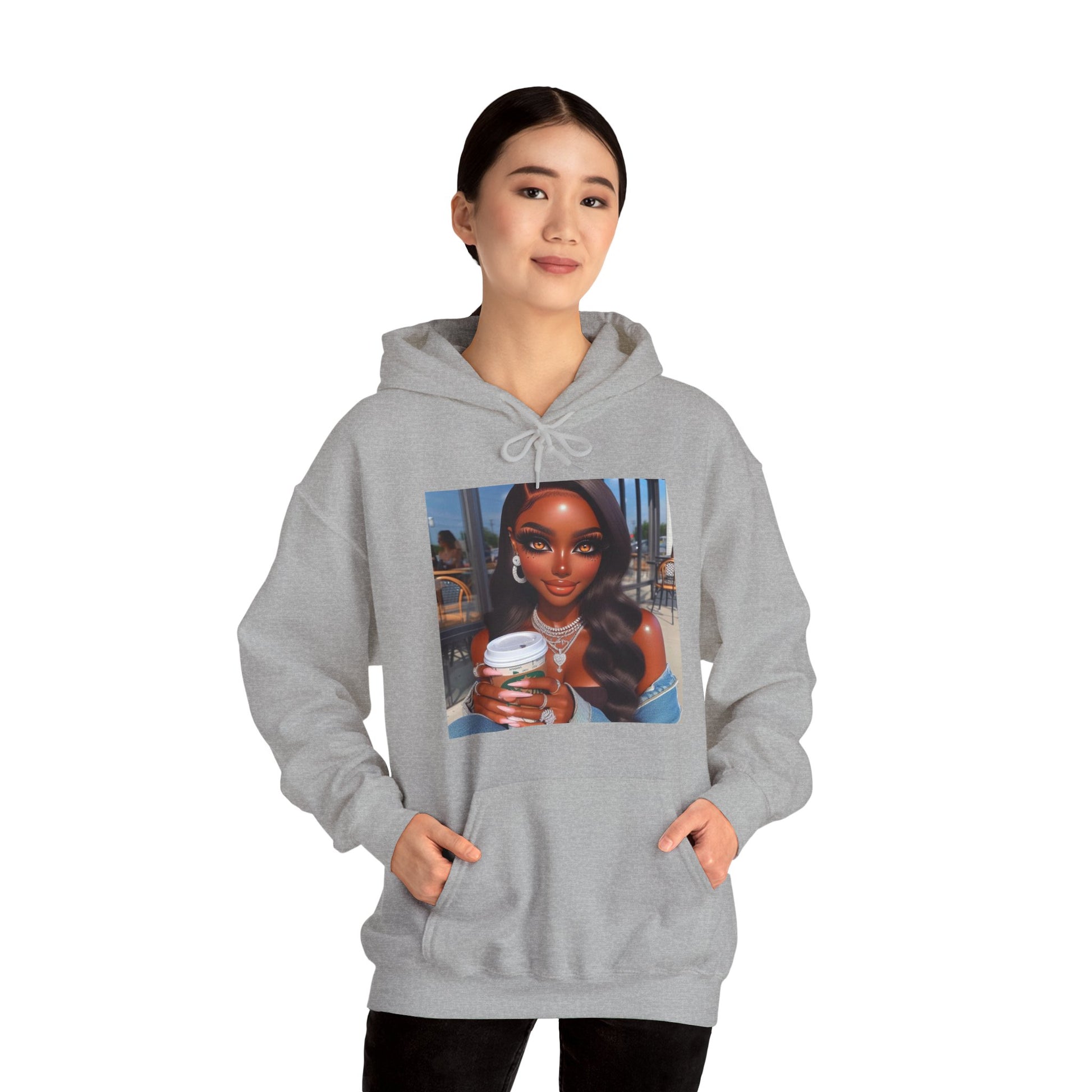 Coffee Beauty Hoodie Hoodie Printify