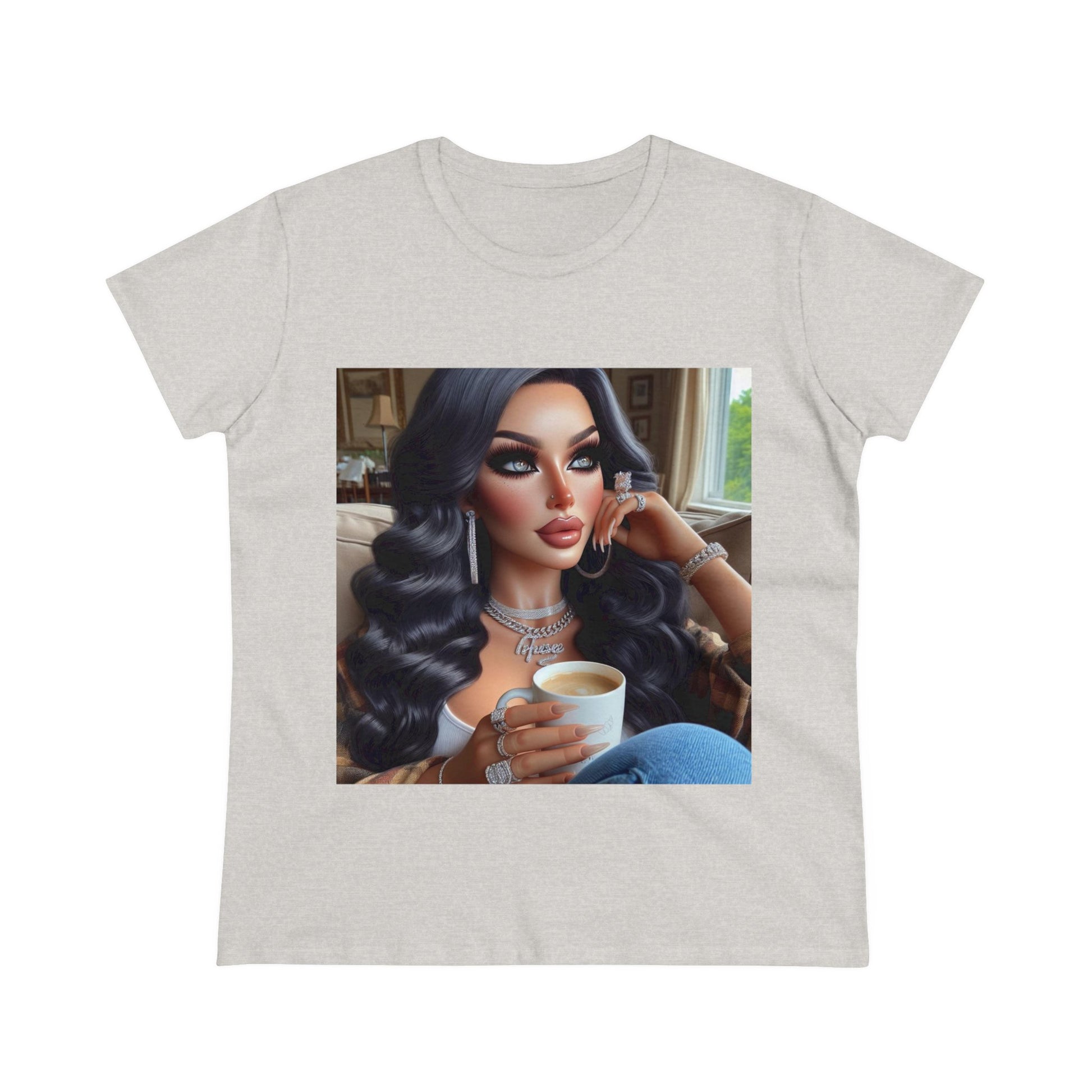 Coffee Break T-Shirt T-Shirt Printify Ash S