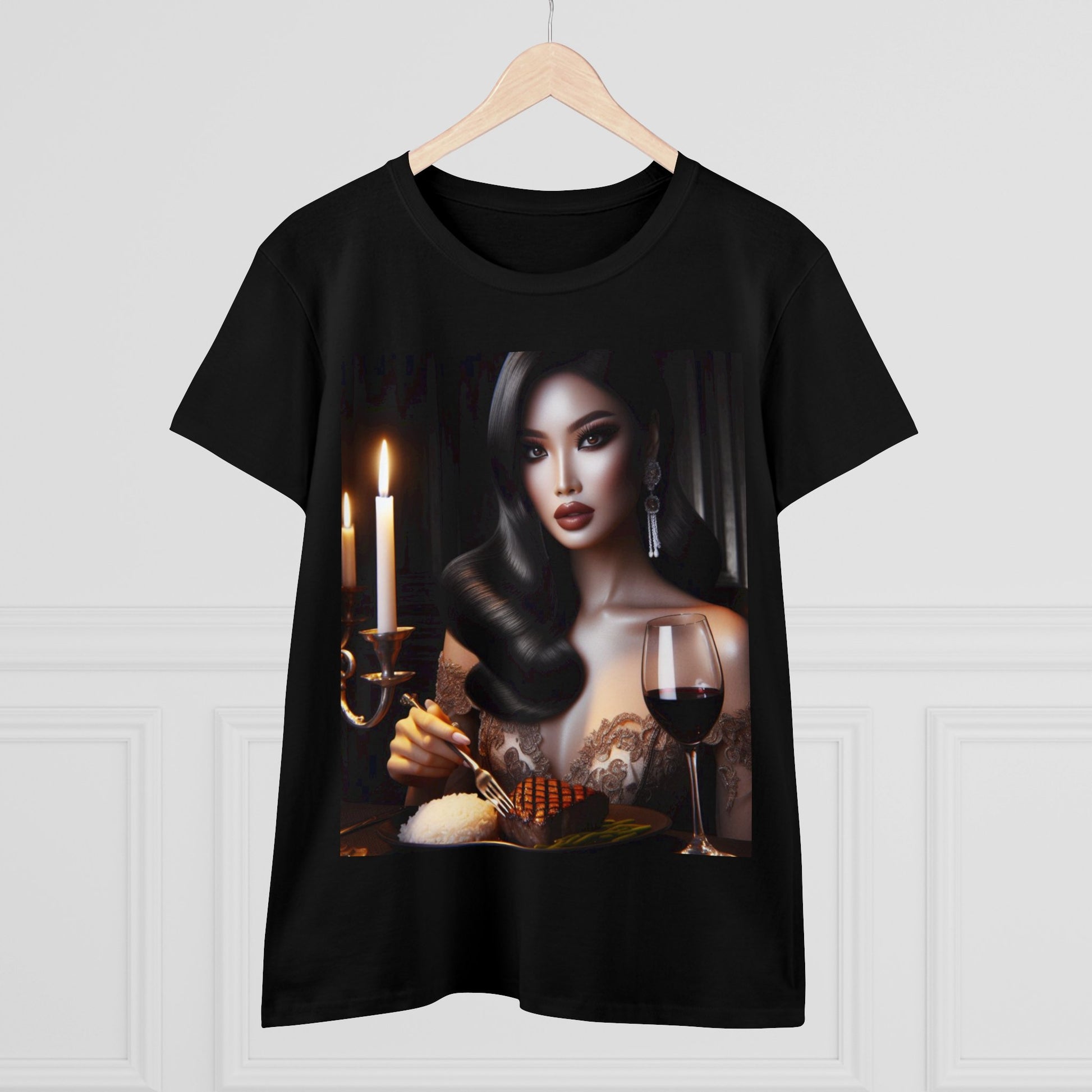 Elegant Meal T-Shirt T-Shirt Printify