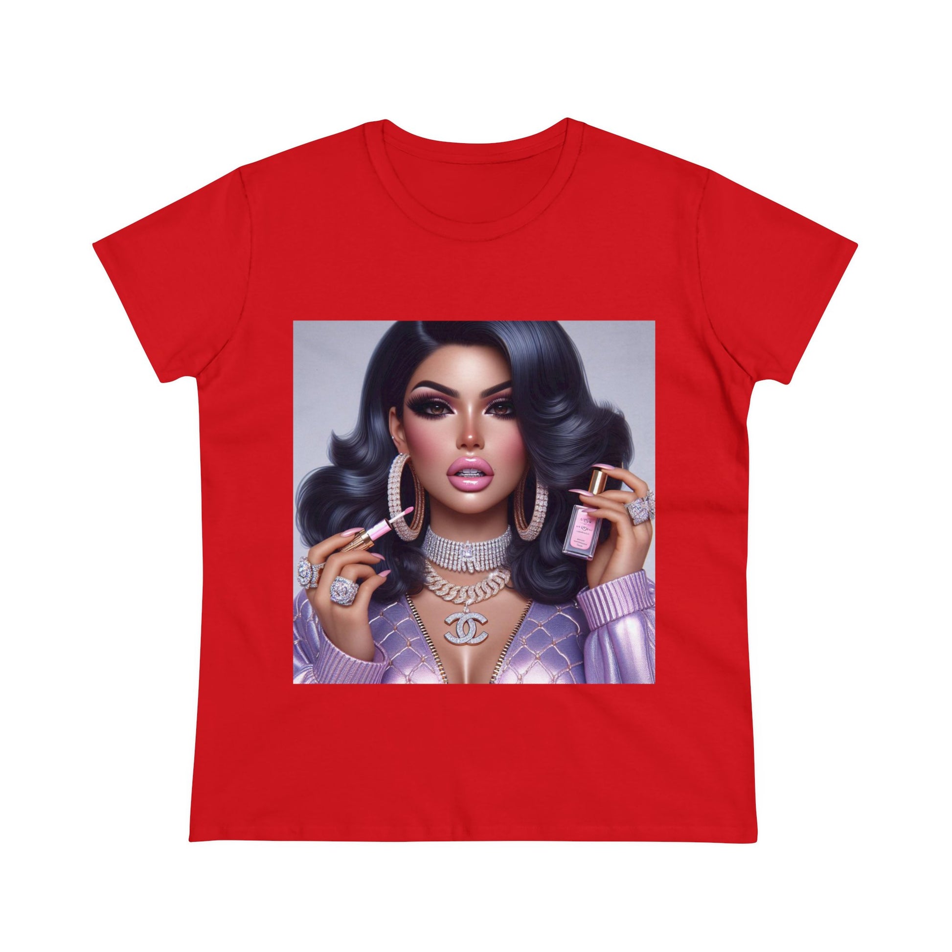 Gloss Up T-Shirt T-Shirt Printify Red S