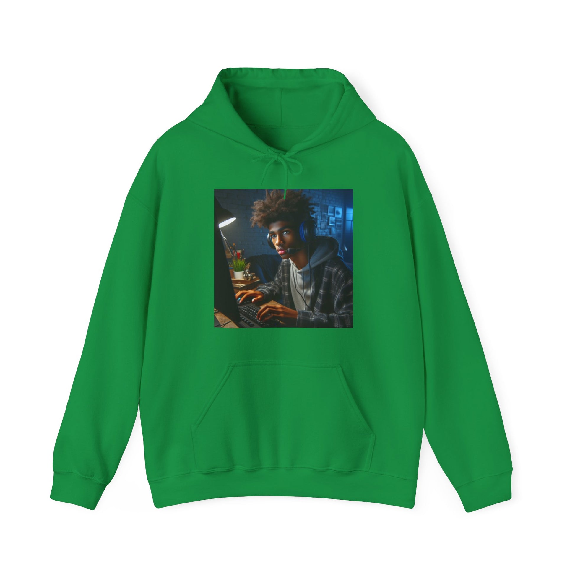 Game Time Hoodie Hoodie Printify Irish Green S